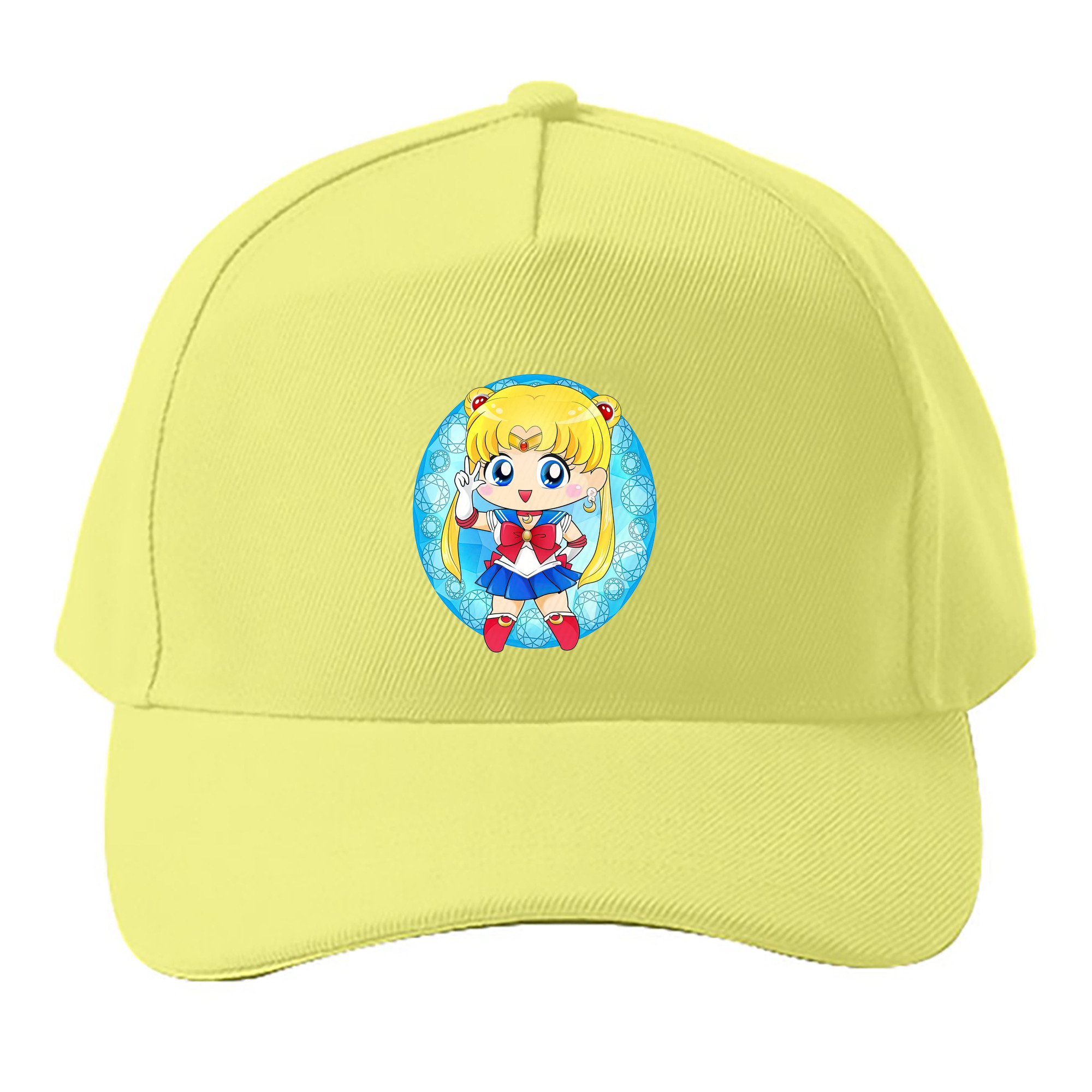 （画像用） 美少女戦士セーラームーン 月野 うさぎ つきの うさぎ Sailor Moon Tsukino Usagi ベースボールキャップ 綿100％ 男女兼用 帽子 スポーツ