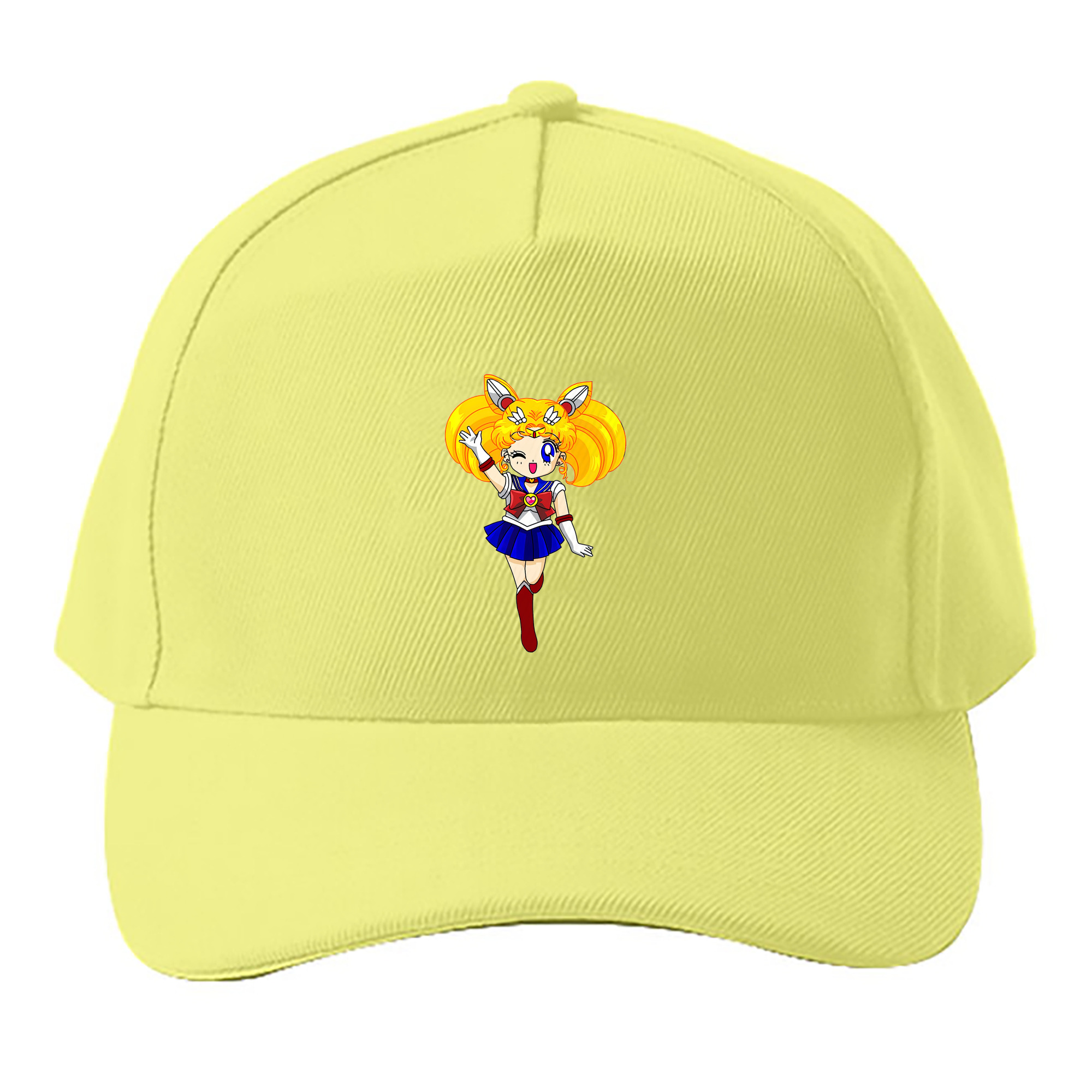 （画像用） 美少女戦士セーラームーン 月野 うさぎ つきの うさぎ Sailor Moon Tsukino Usagi ベースボールキャップ 綿100％ 男女兼用 帽子 スポーツ