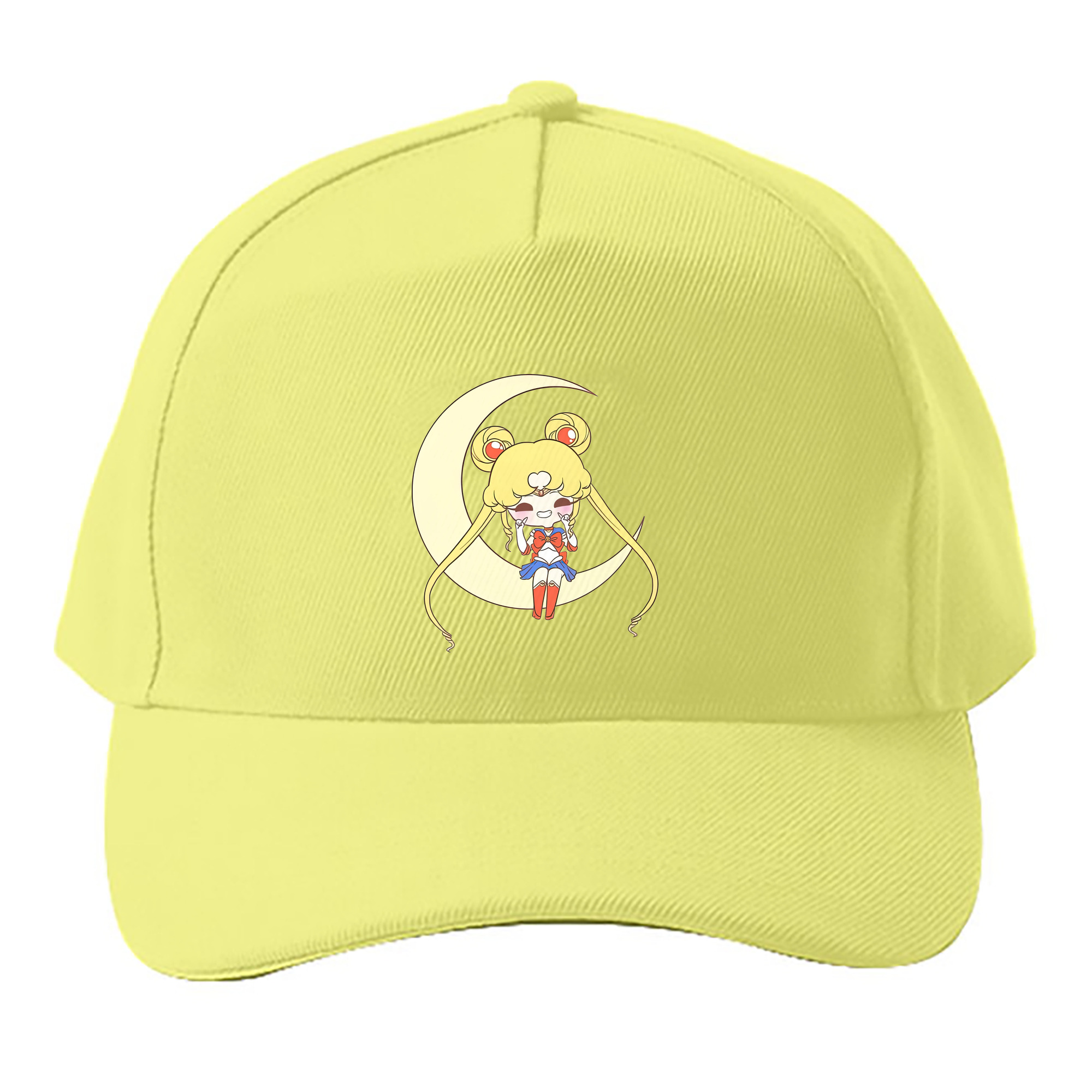 （画像用） 美少女戦士セーラームーン 月野 うさぎ つきの うさぎ Sailor Moon Tsukino Usagi ベースボールキャップ 綿100％ 男女兼用 帽子 スポーツ
