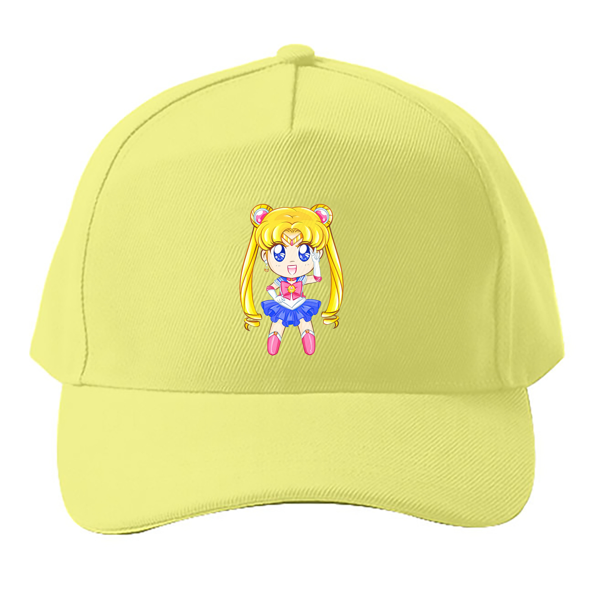 （画像用） 美少女戦士セーラームーン 月野 うさぎ つきの うさぎ Sailor Moon Tsukino Usagi ベースボールキャップ 綿100％ 男女兼用 帽子 スポーツ