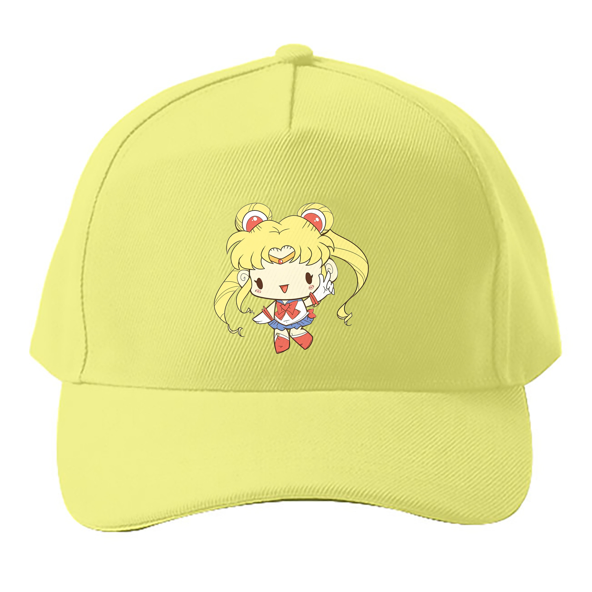 （画像用） 美少女戦士セーラームーン 月野 うさぎ つきの うさぎ Sailor Moon Tsukino Usagi ベースボールキャップ 綿100％ 男女兼用 帽子 スポーツ