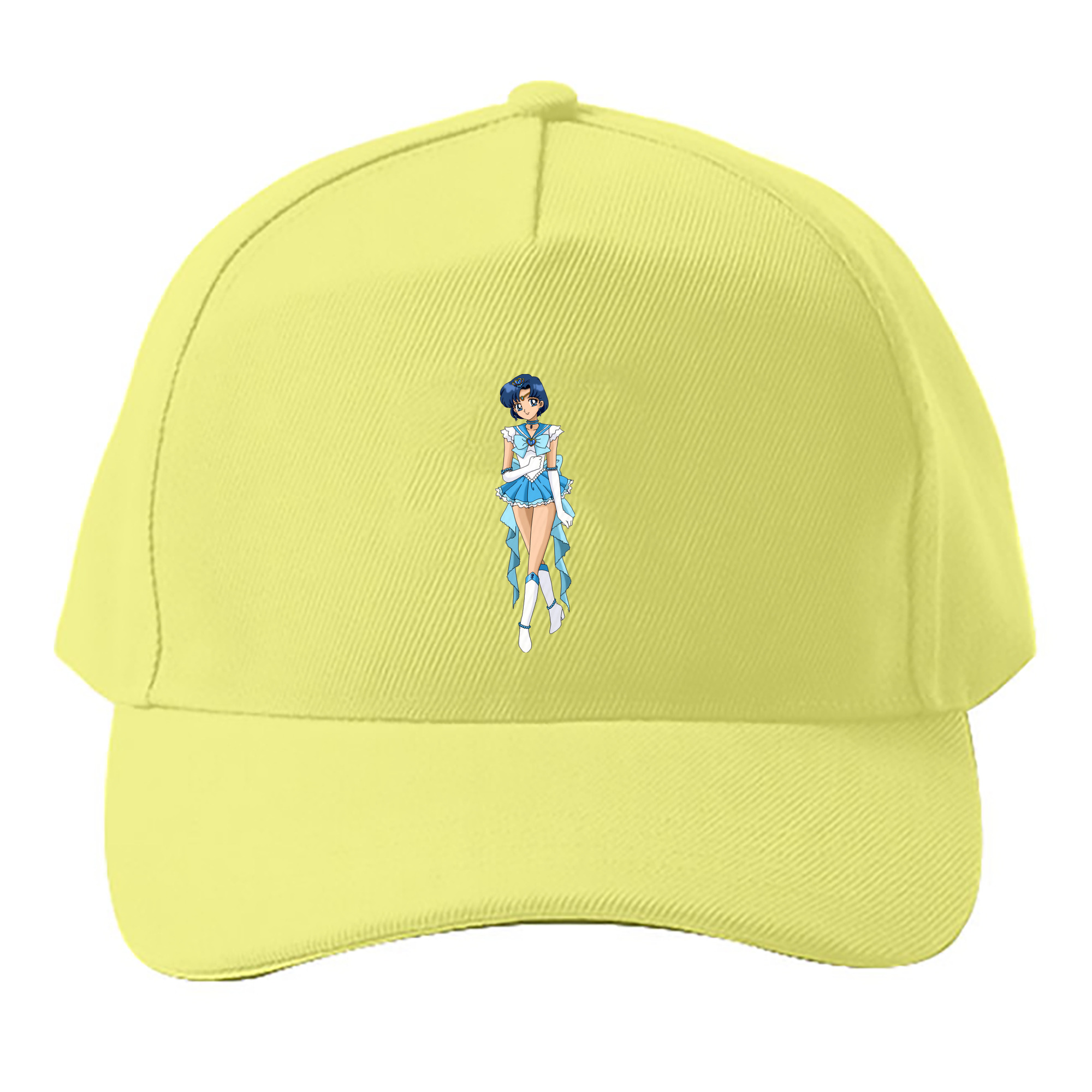 （画像用） 美少女戦士セーラームーン 水野 亜美 みずの あみ Sailor Moon Mizuno Ami ベースボールキャップ 綿100％ 男女兼用 帽子 スポーツ