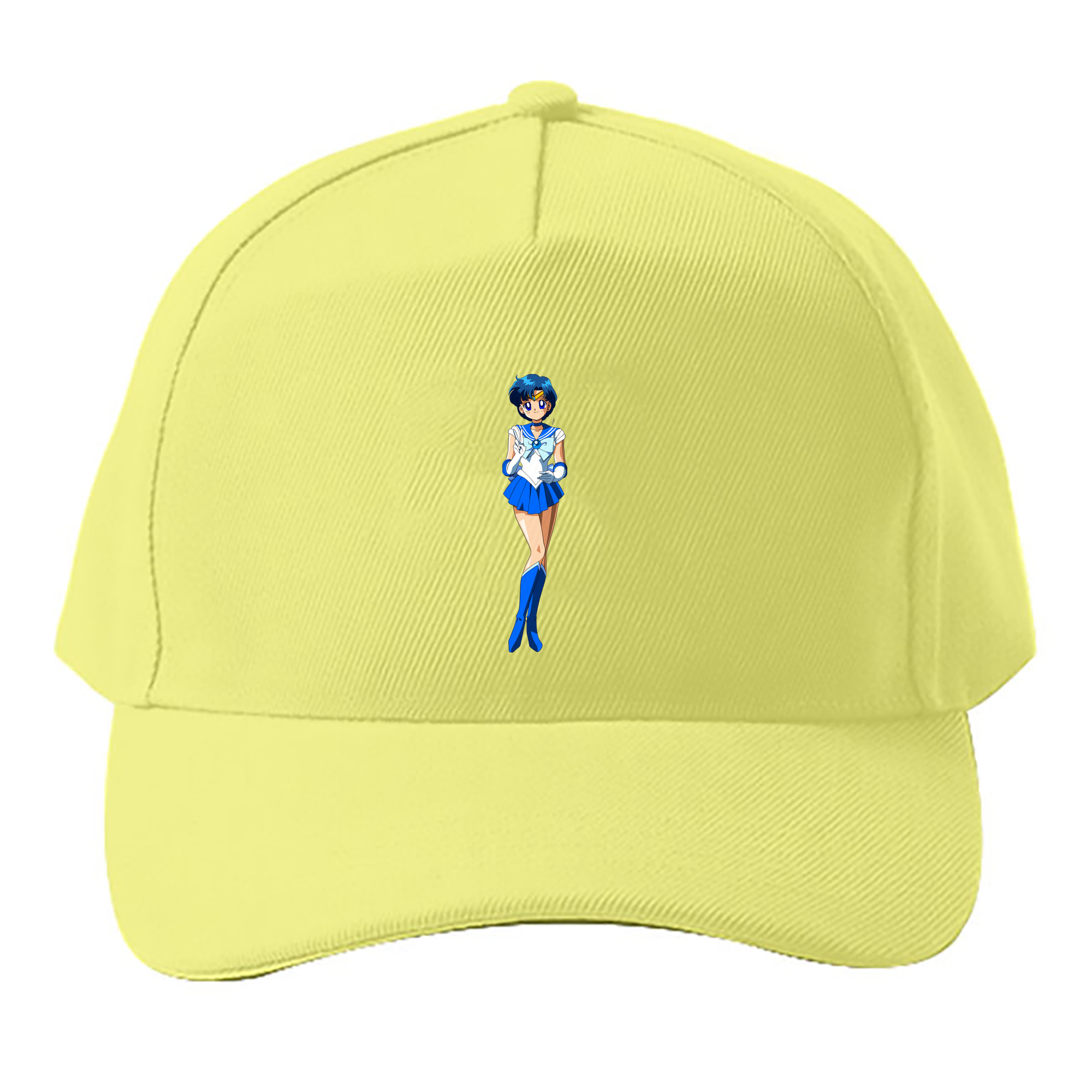 （画像用） 美少女戦士セーラームーン 水野 亜美 みずの あみ Sailor Moon Mizuno Ami ベースボールキャップ 綿100％ 男女兼用 帽子 スポーツ