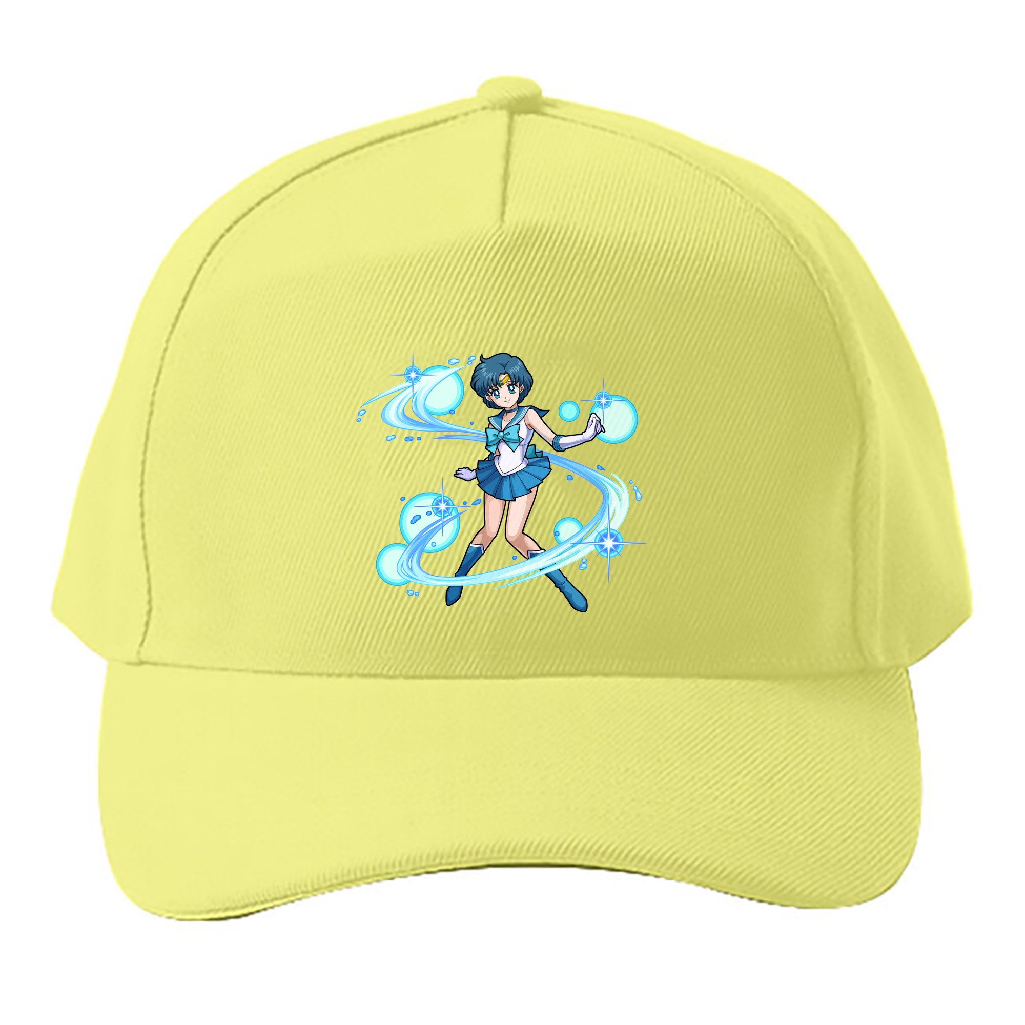 （画像用） 美少女戦士セーラームーン 水野 亜美 みずの あみ Sailor Moon Mizuno Ami ベースボールキャップ 綿100％ 男女兼用 帽子 スポーツ