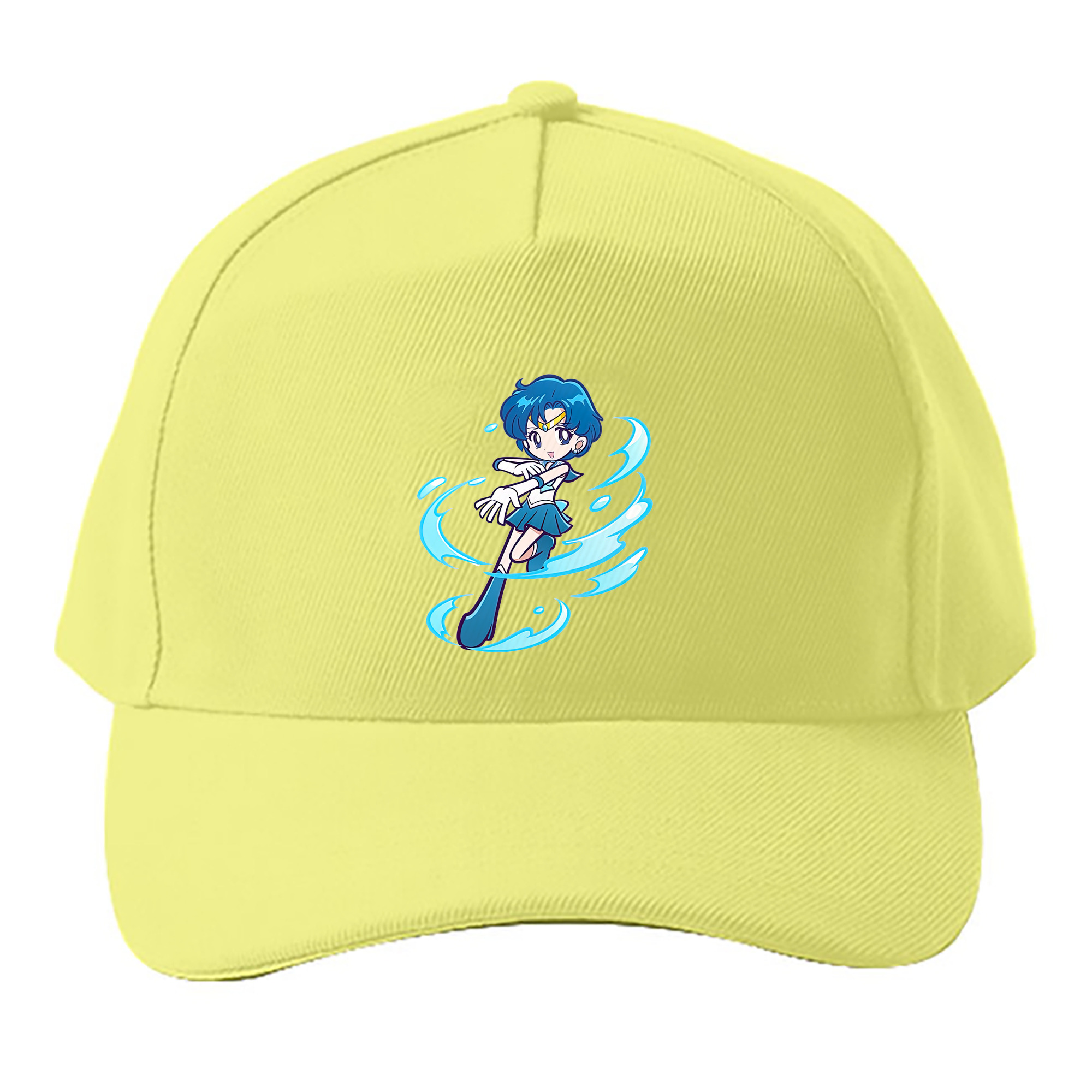 （画像用） 美少女戦士セーラームーン 水野 亜美 みずの あみ Sailor Moon Mizuno Ami ベースボールキャップ 綿100％ 男女兼用 帽子 スポーツ