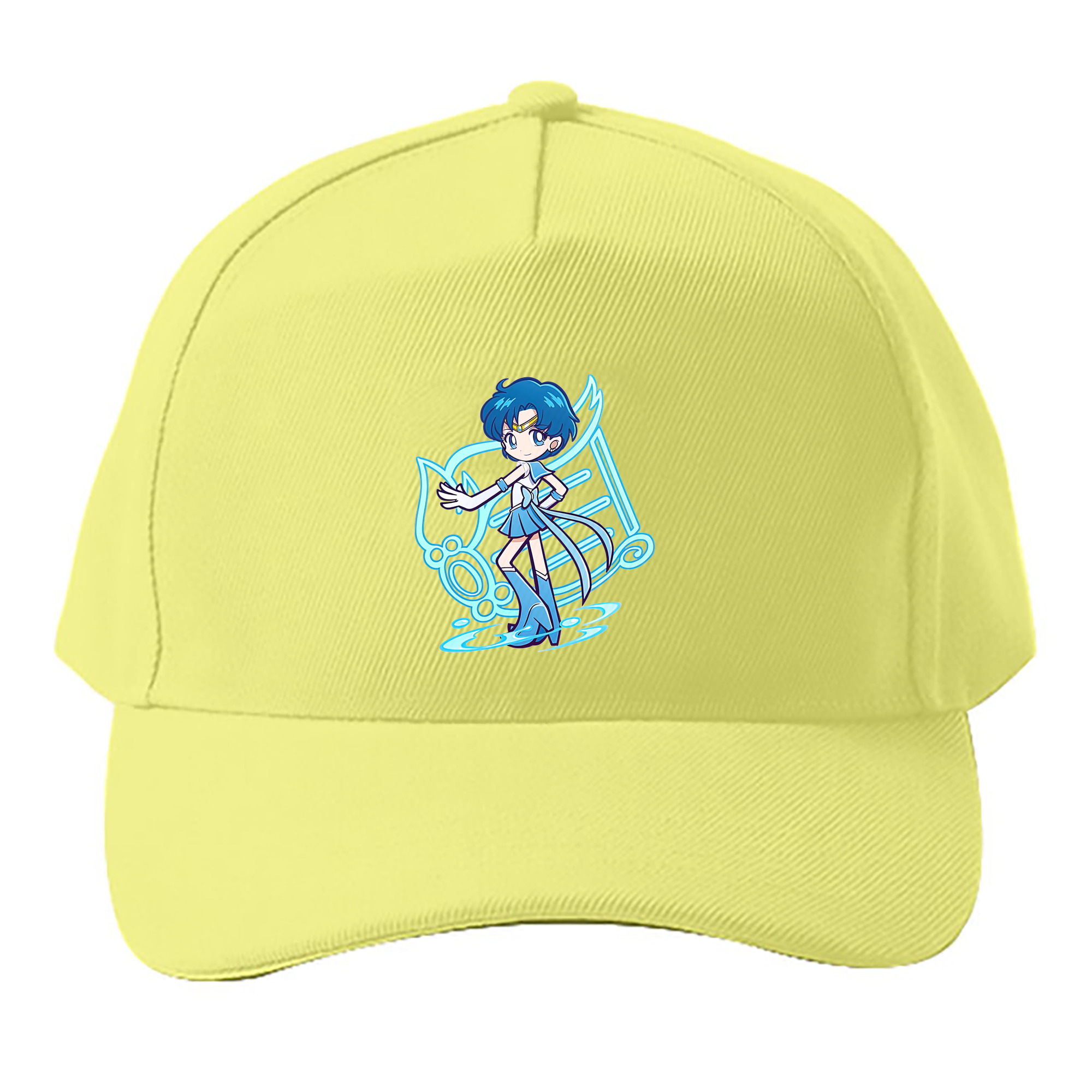 （画像用） 美少女戦士セーラームーン 水野 亜美 みずの あみ Sailor Moon Mizuno Ami ベースボールキャップ 綿100％ 男女兼用 帽子 スポーツ