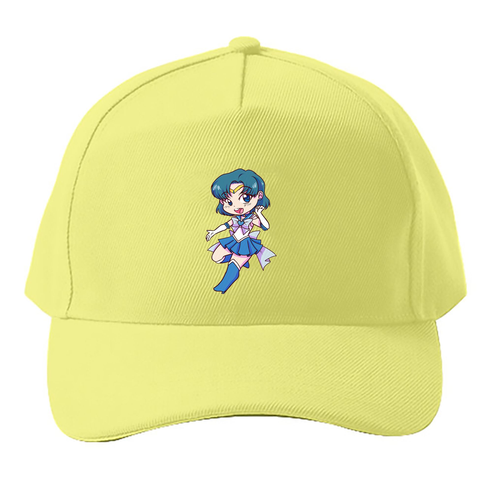 （画像用） 美少女戦士セーラームーン 水野 亜美 みずの あみ Sailor Moon Mizuno Ami ベースボールキャップ 綿100％ 男女兼用 帽子 スポーツ