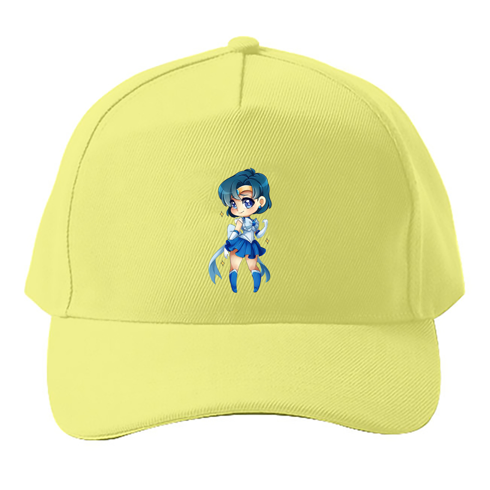 （画像用） 美少女戦士セーラームーン 水野 亜美 みずの あみ Sailor Moon Mizuno Ami ベースボールキャップ 綿100％ 男女兼用 帽子 スポーツ