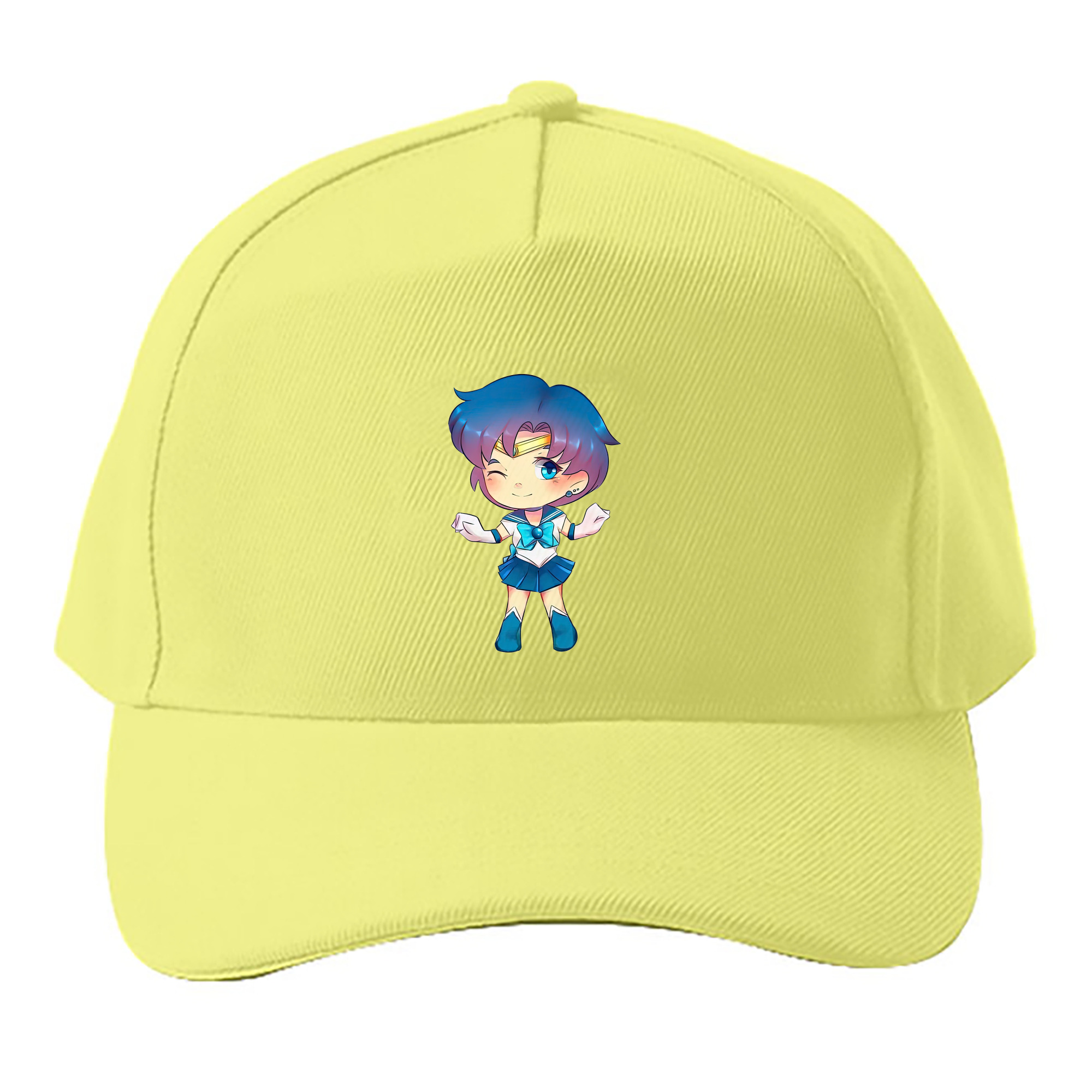 （画像用） 美少女戦士セーラームーン 水野 亜美 みずの あみ Sailor Moon Mizuno Ami ベースボールキャップ 綿100％ 男女兼用 帽子 スポーツ