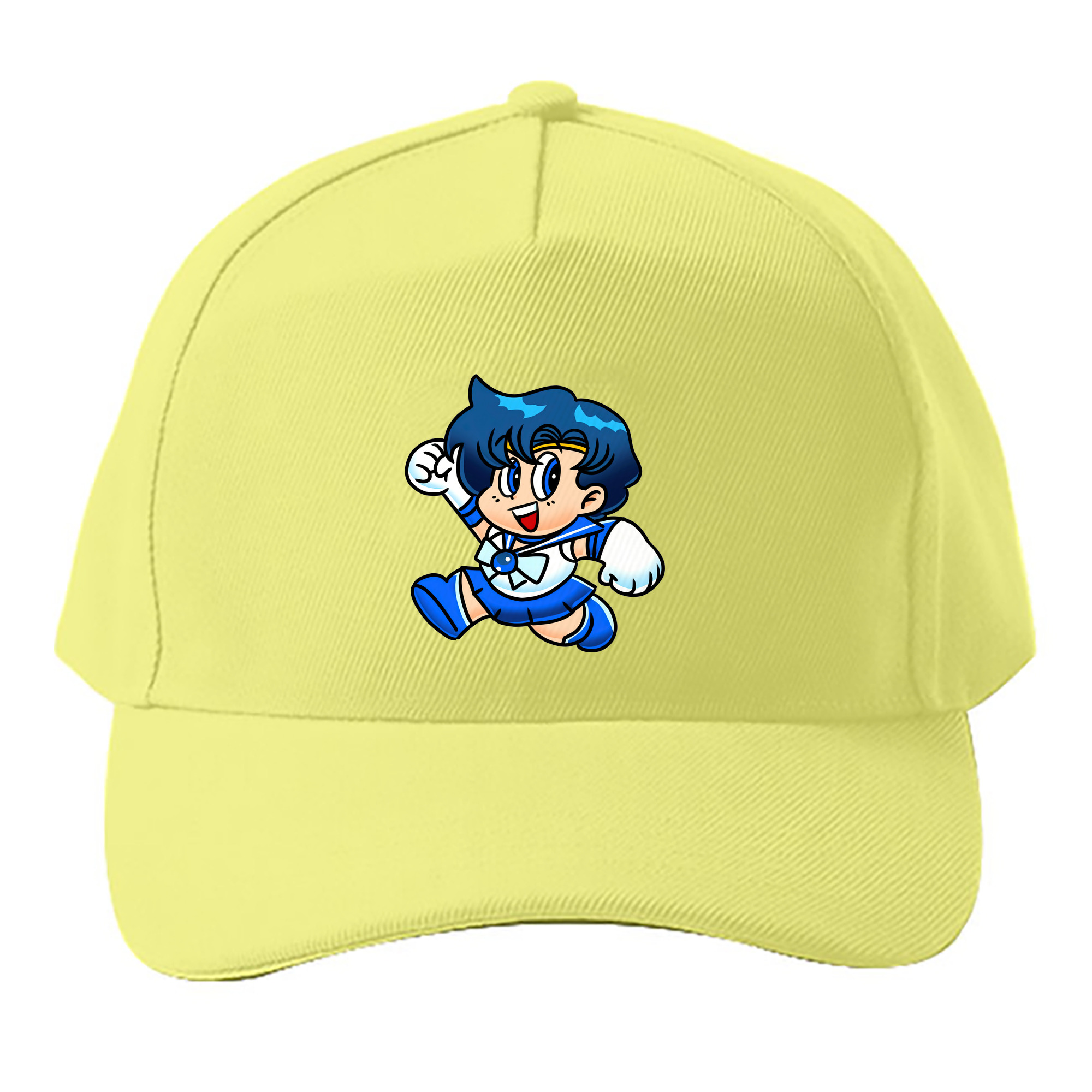（画像用） 美少女戦士セーラームーン 水野 亜美 みずの あみ Sailor Moon Mizuno Ami ベースボールキャップ 綿100％ 男女兼用 帽子 スポーツ