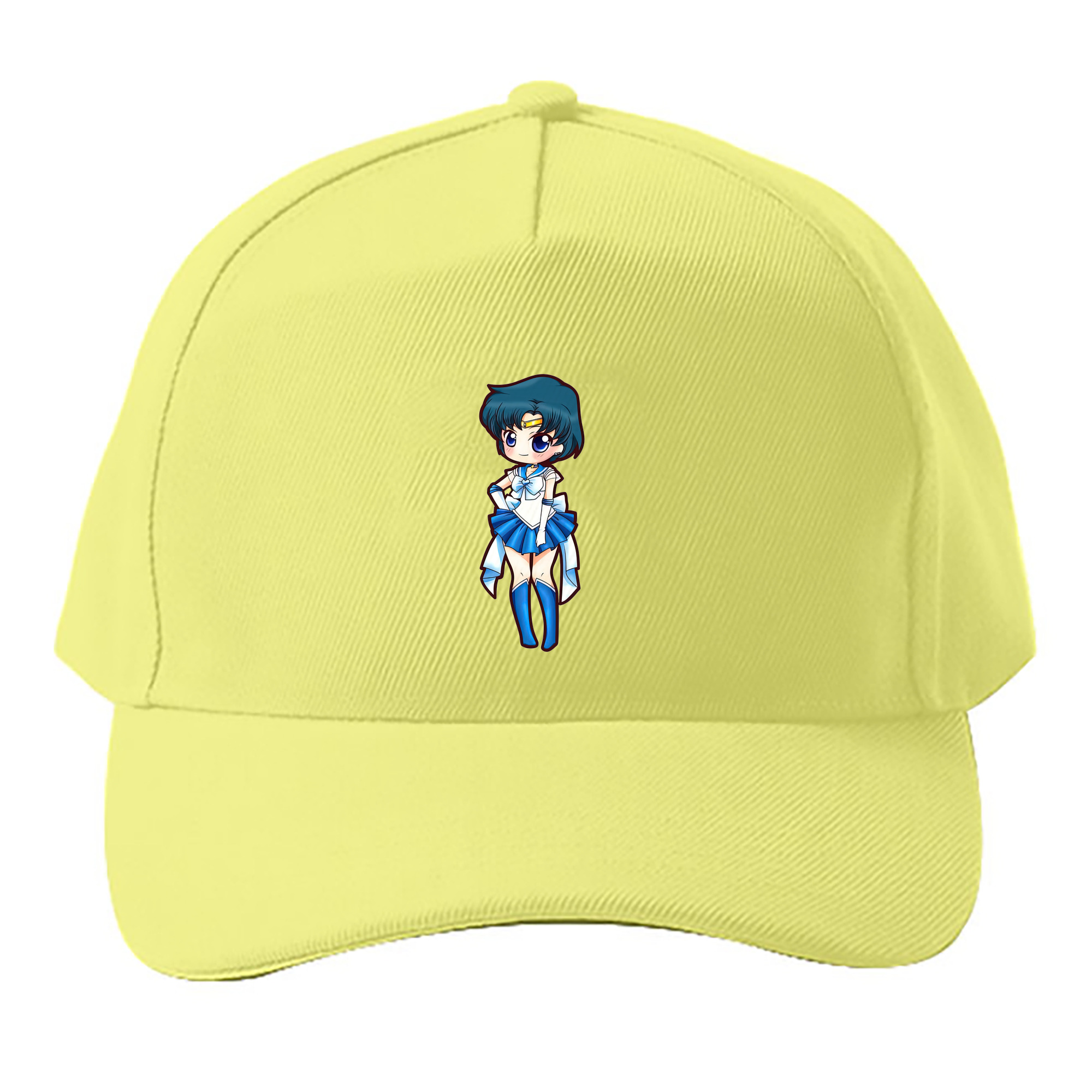 （画像用） 美少女戦士セーラームーン 水野 亜美 みずの あみ Sailor Moon Mizuno Ami ベースボールキャップ 綿100％ 男女兼用 帽子 スポーツ