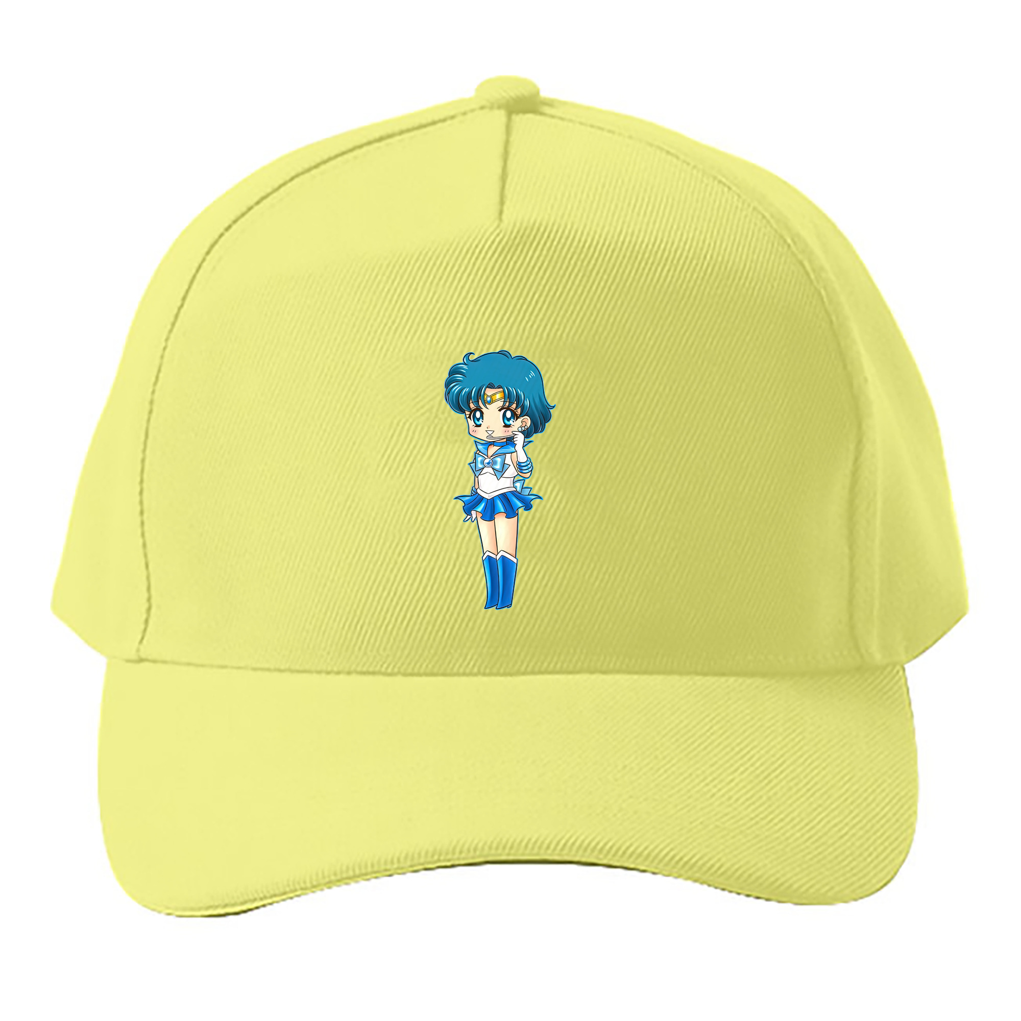 （画像用） 美少女戦士セーラームーン 水野 亜美 みずの あみ Sailor Moon Mizuno Ami ベースボールキャップ 綿100％ 男女兼用 帽子 スポーツ