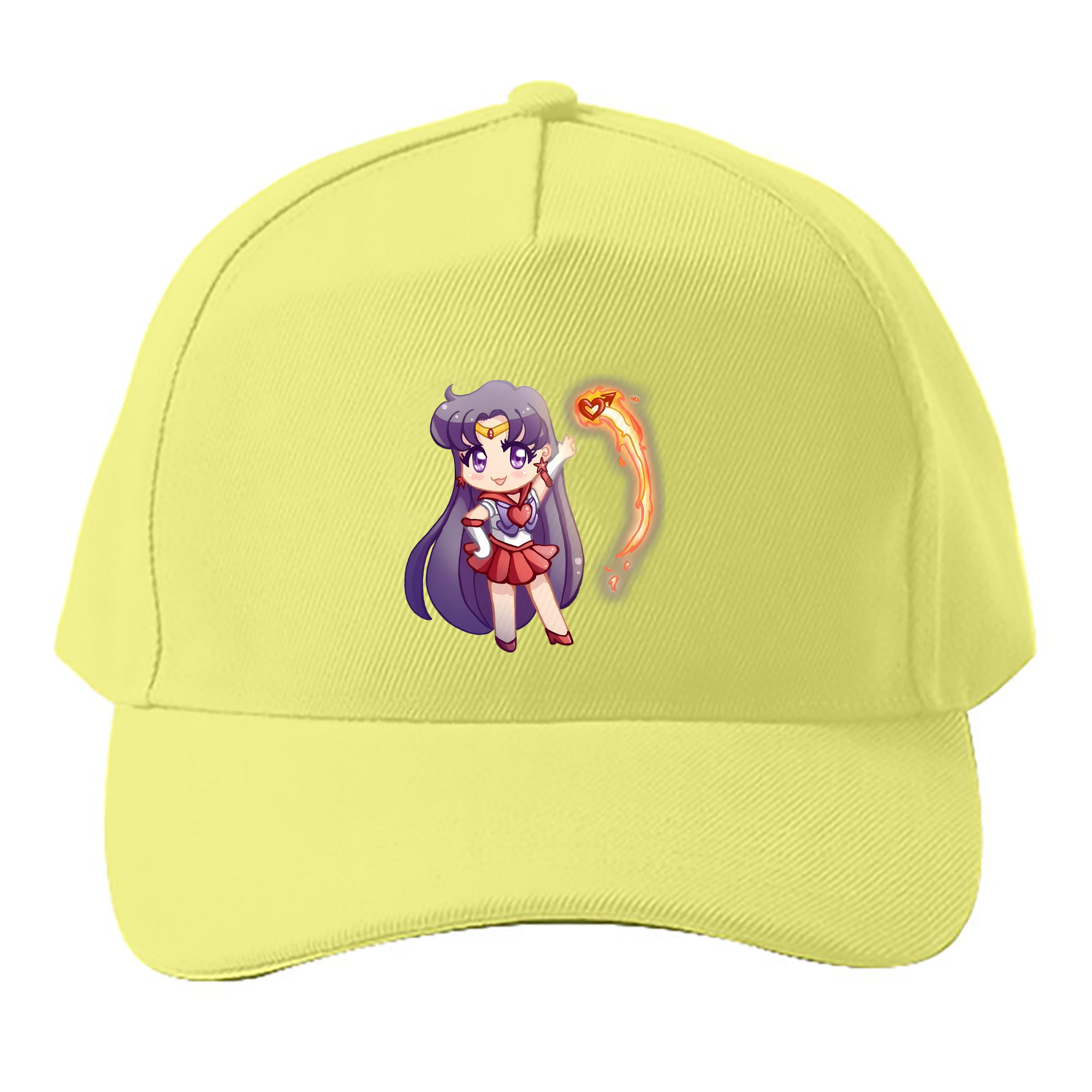 （画像用） 美少女戦士セーラームーン 火野レイ ひの レイ Sailor Moon Hino Rei （セーラーマーズ,Sailor Mars） ベースボールキャップ 綿100％ 男女兼用 帽子 スポーツ