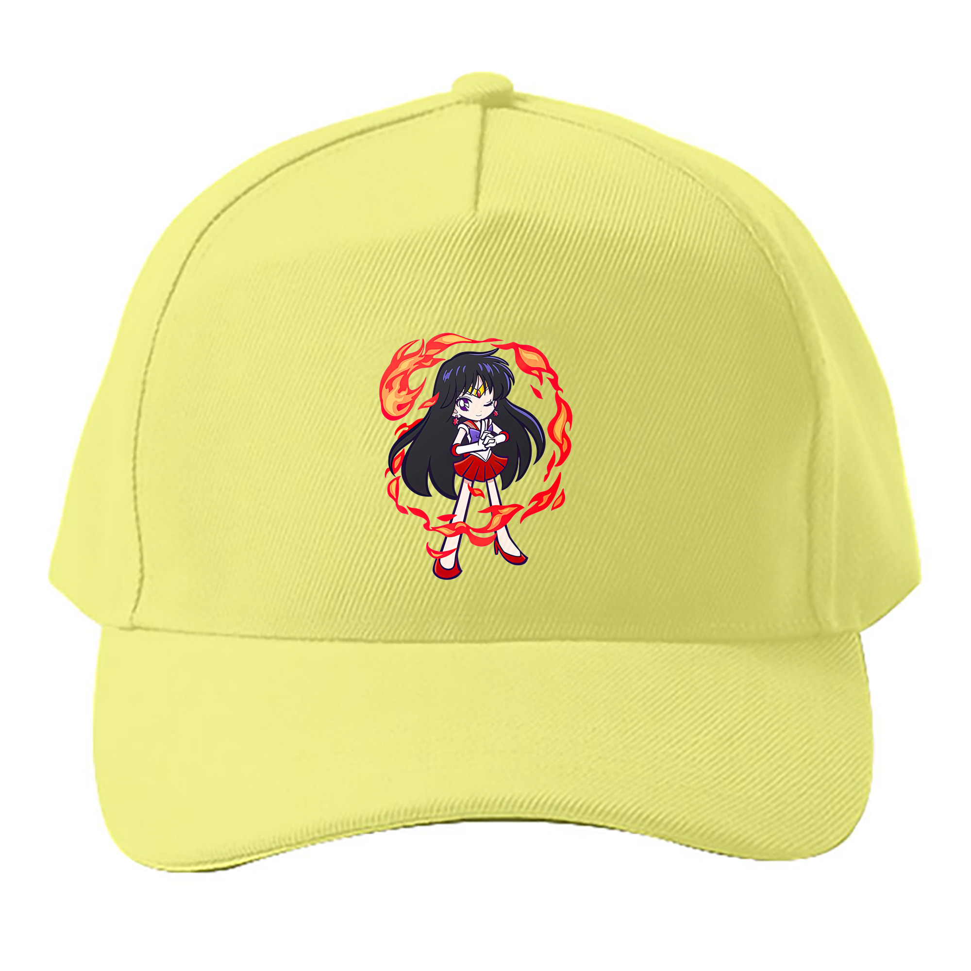 （画像用） 美少女戦士セーラームーン 火野レイ ひの レイ Sailor Moon Hino Rei （セーラーマーズ,Sailor Mars） ベースボールキャップ 綿100％ 男女兼用 帽子 スポーツ