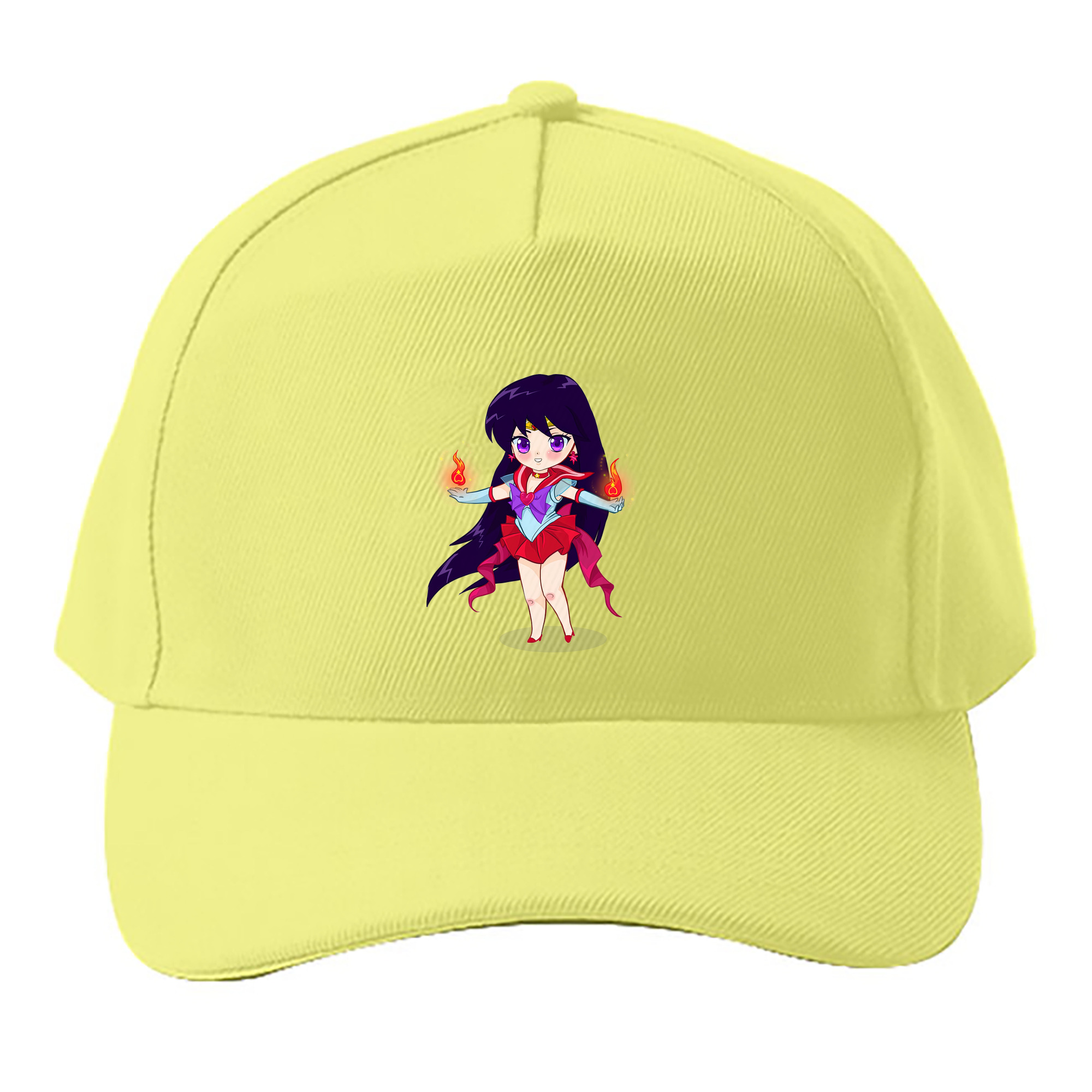 （画像用） 美少女戦士セーラームーン 火野レイ ひの レイ Sailor Moon Hino Rei （セーラーマーズ,Sailor Mars） ベースボールキャップ 綿100％ 男女兼用 帽子 スポーツ