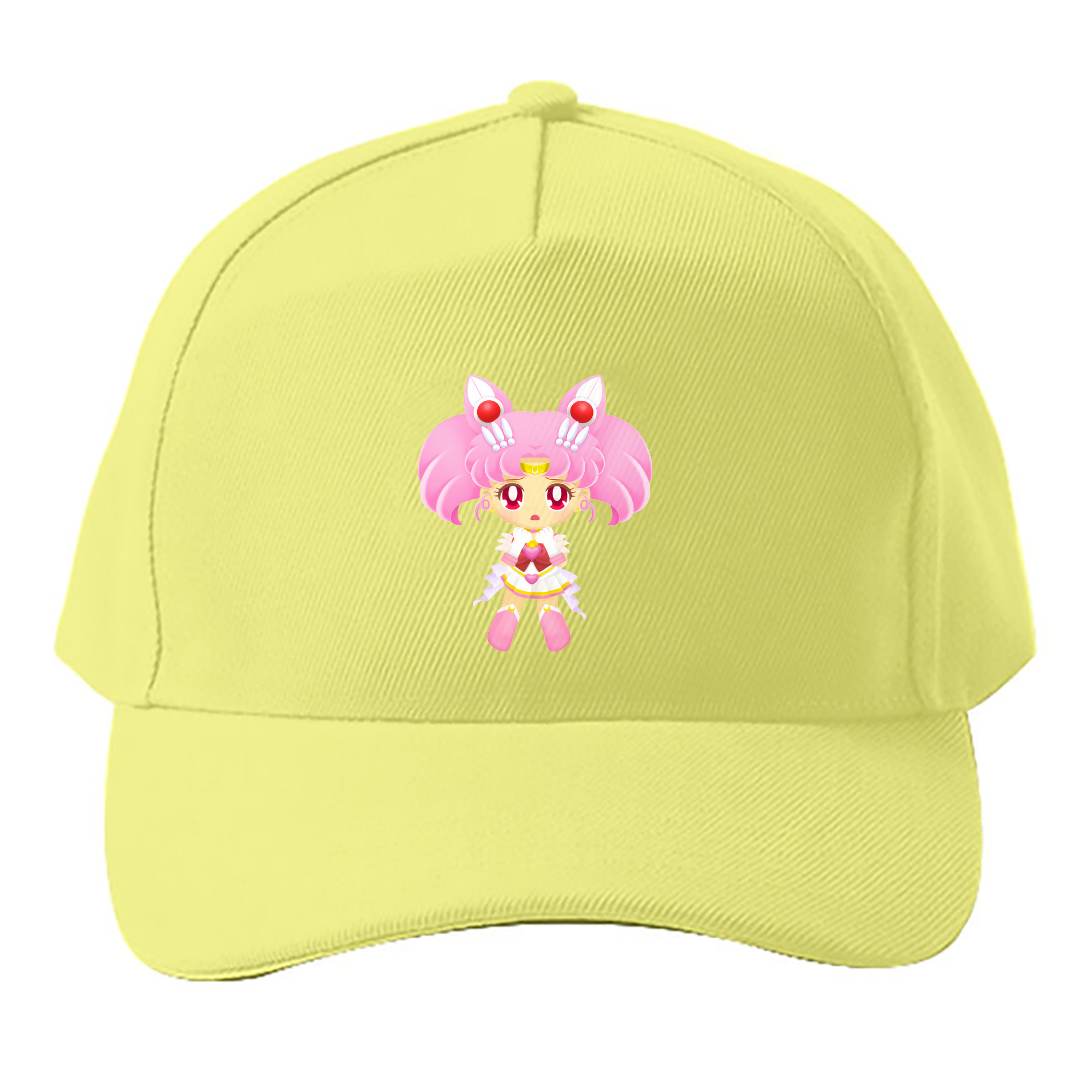 （画像用） 美少女戦士セーラームーン ちびうさ Sailor Moon Chibiusa Tsukino Usagi Small Lady Serenity ベースボールキャップ 綿100％ 男女兼用 帽子 スポーツ