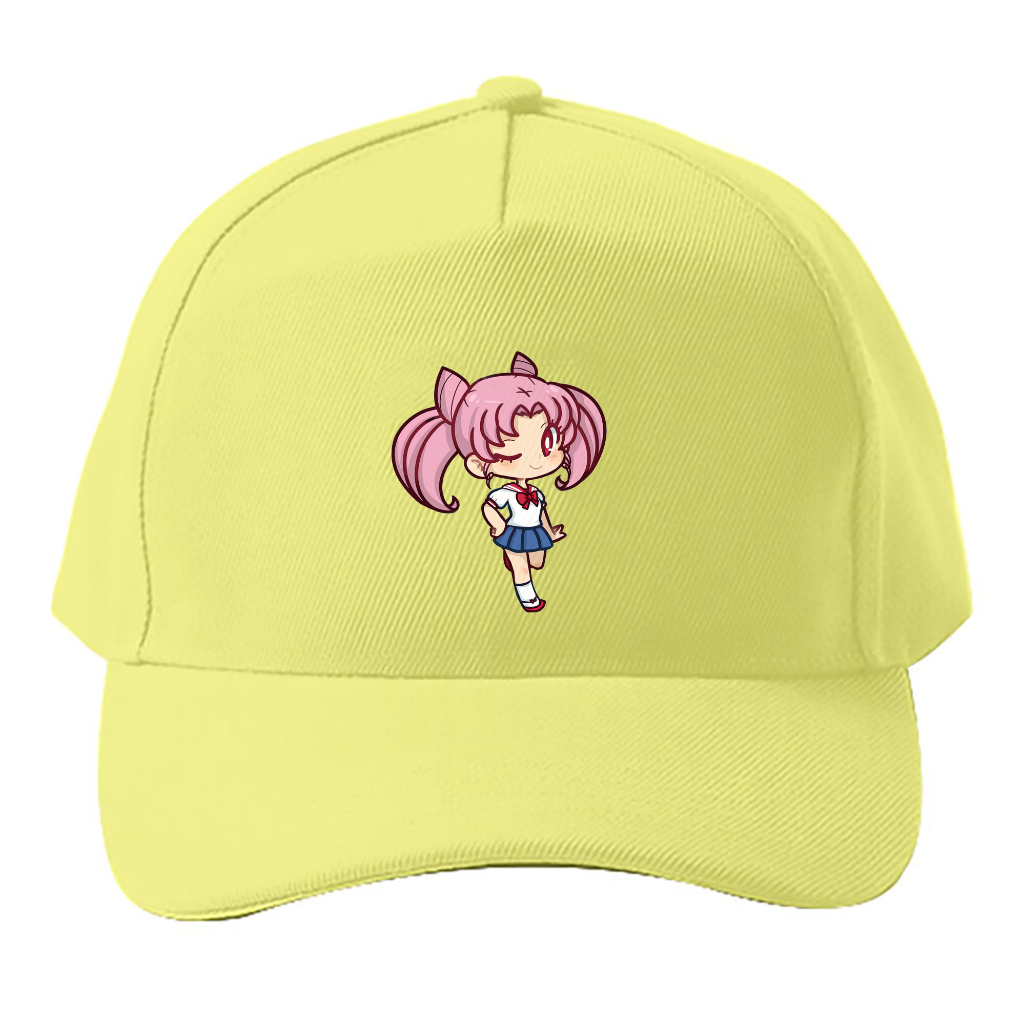 （画像用） 美少女戦士セーラームーン ちびうさ Sailor Moon Chibiusa Tsukino Usagi Small Lady Serenity ベースボールキャップ 綿100％ 男女兼用 帽子 スポーツ