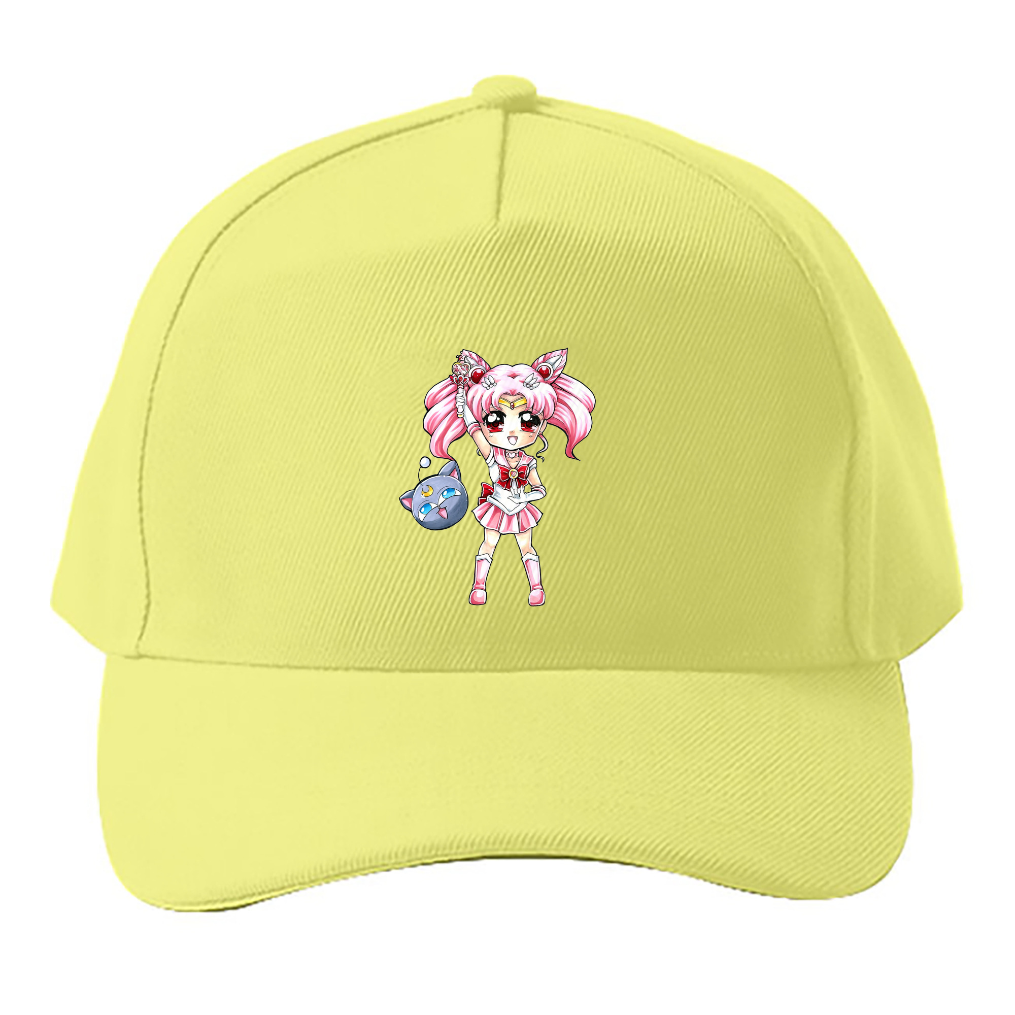 （画像用） 美少女戦士セーラームーン ちびうさ Sailor Moon Chibiusa Tsukino Usagi Small Lady Serenity ベースボールキャップ 綿100％ 男女兼用 帽子 スポーツ