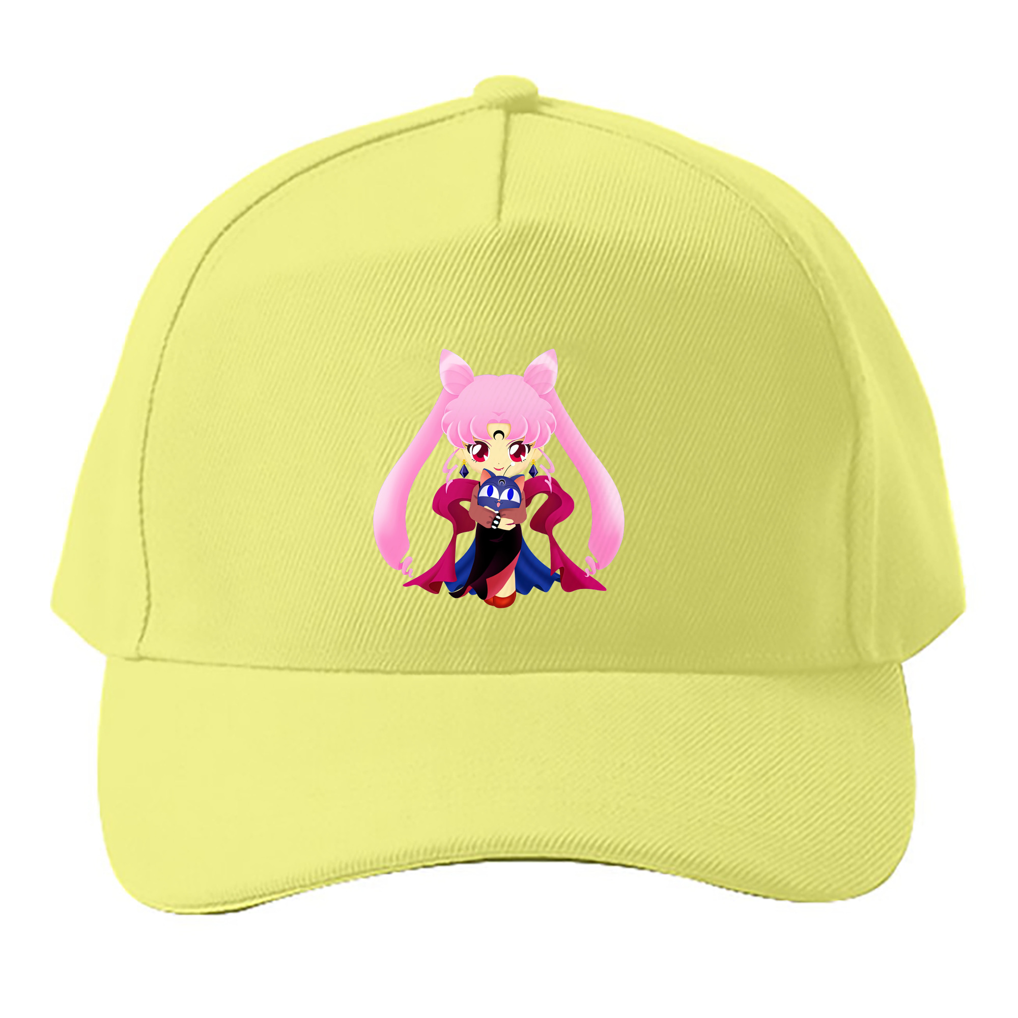 （画像用） 美少女戦士セーラームーン ちびうさ Sailor Moon Chibiusa Tsukino Usagi Small Lady Serenity ベースボールキャップ 綿100％ 男女兼用 帽子 スポーツ