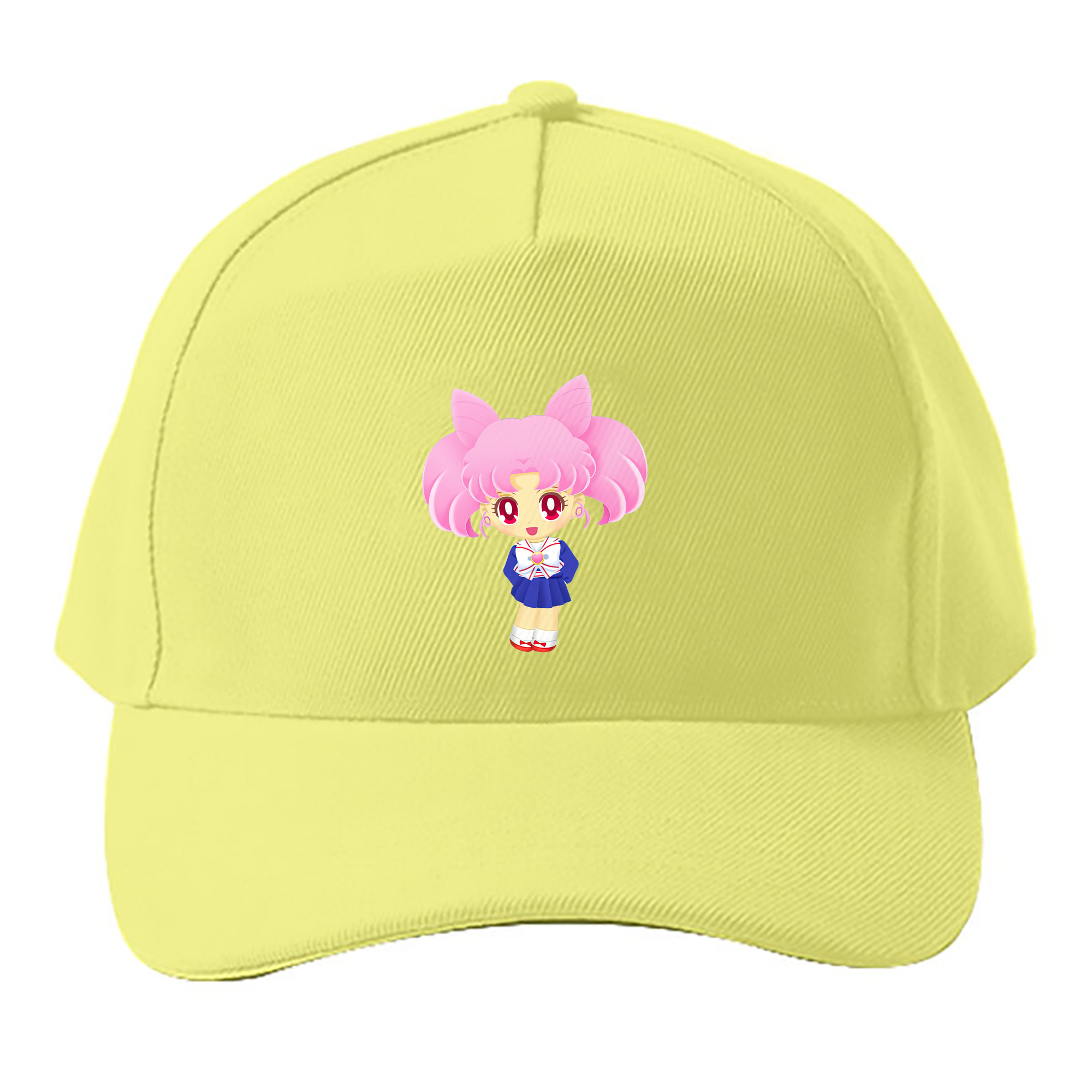 （画像用） 美少女戦士セーラームーン ちびうさ Sailor Moon Chibiusa Tsukino Usagi Small Lady Serenity ベースボールキャップ 綿100％ 男女兼用 帽子 スポーツ