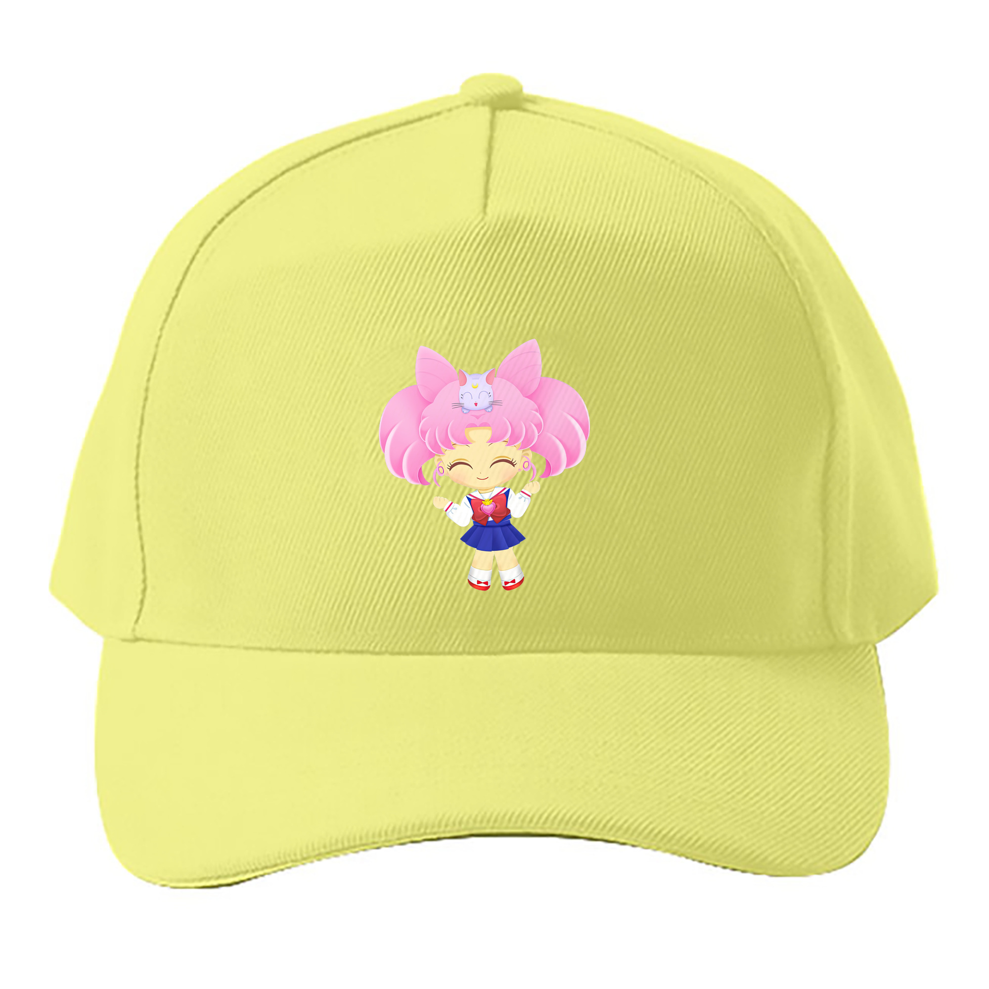 （画像用） 美少女戦士セーラームーン ちびうさ Sailor Moon Chibiusa Tsukino Usagi Small Lady Serenity ベースボールキャップ 綿100％ 男女兼用 帽子 スポーツ