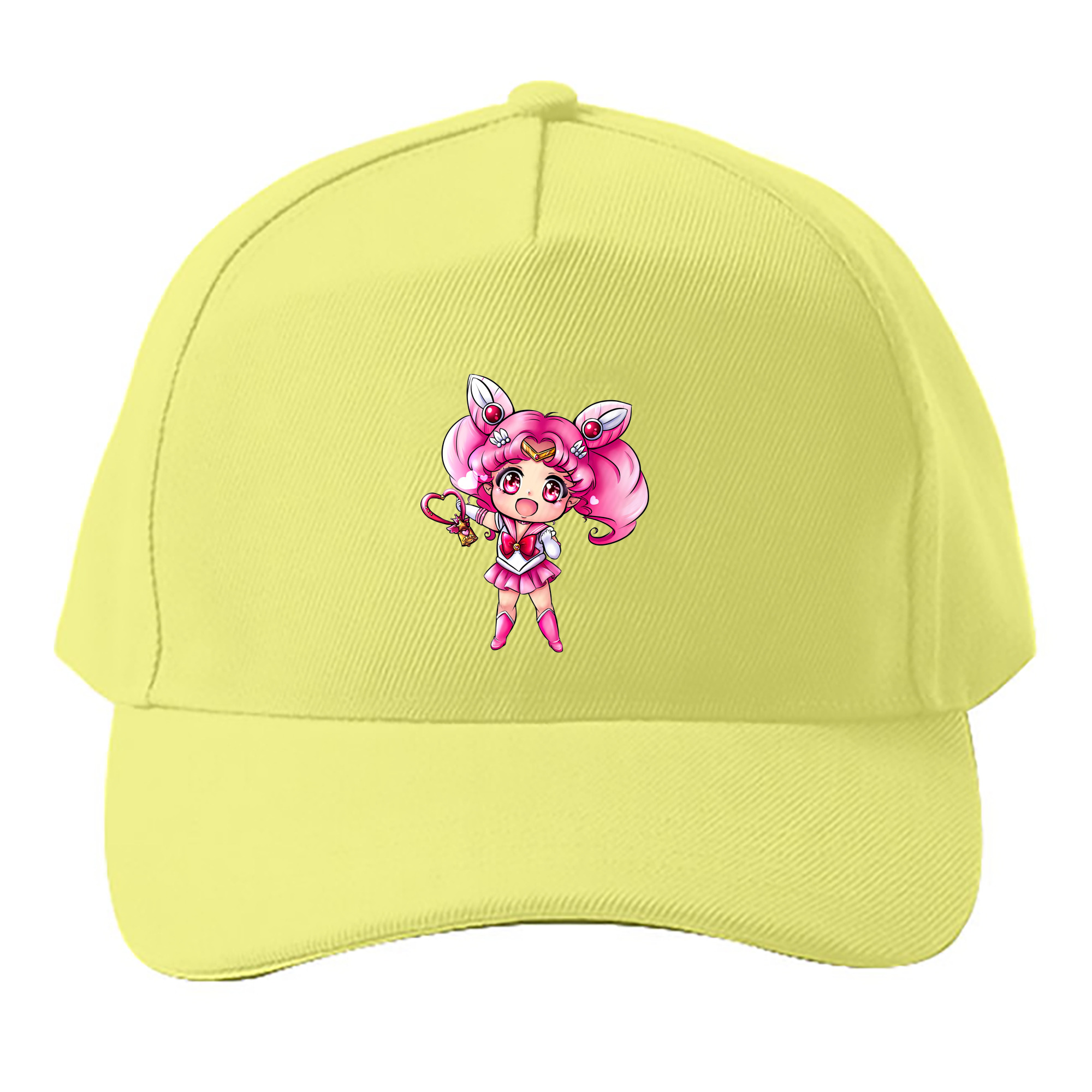 （画像用） 美少女戦士セーラームーン ちびうさ Sailor Moon Chibiusa Tsukino Usagi Small Lady Serenity ベースボールキャップ 綿100％ 男女兼用 帽子 スポーツ