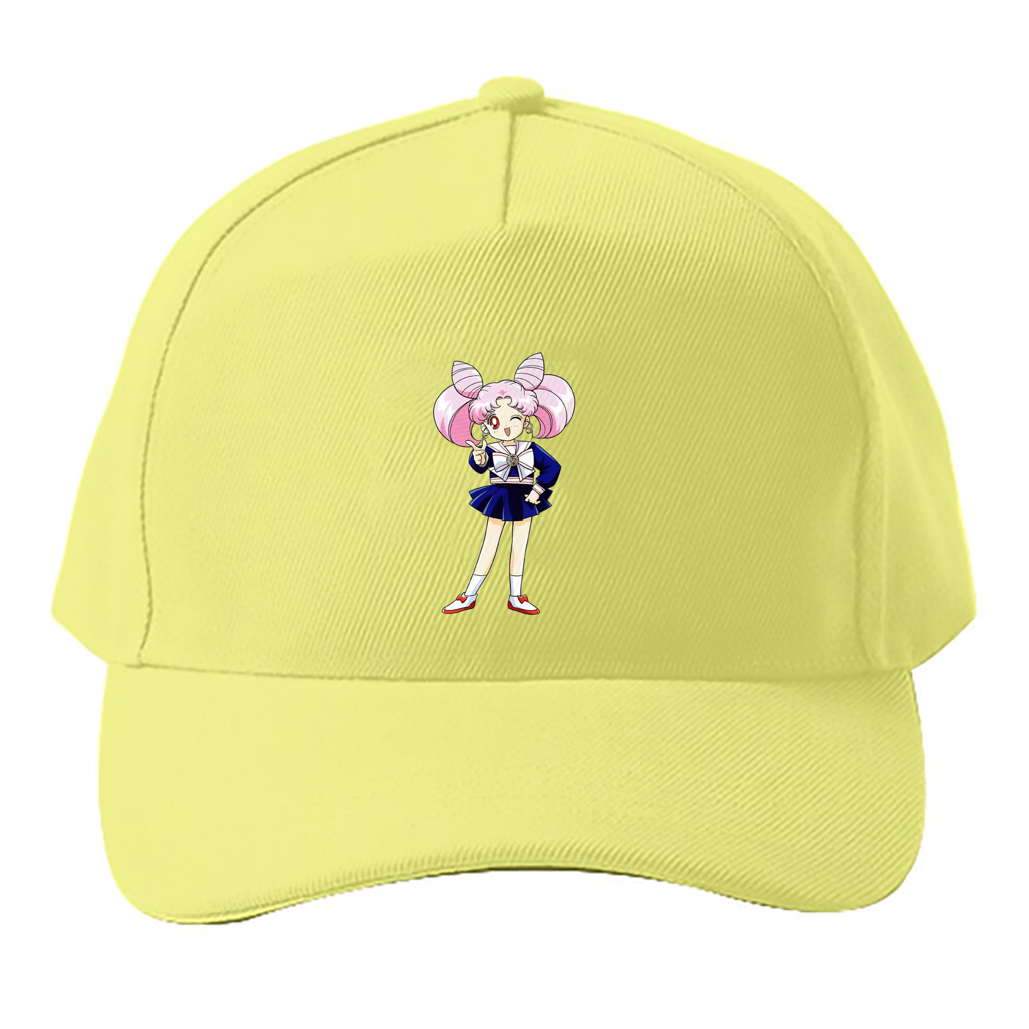 （画像用） 美少女戦士セーラームーン ちびうさ Sailor Moon Chibiusa Tsukino Usagi Small Lady Serenity ベースボールキャップ 綿100％ 男女兼用 帽子 スポーツ