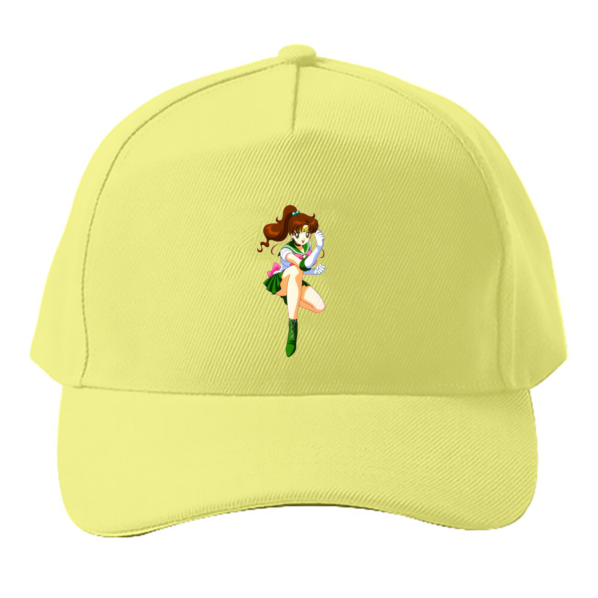 （画像用） 美少女戦士セーラームーン 木野 まこと きの まこと Sailor Moon Kino Makoto （セーラージュピター；Sailor Jupiter） ベースボールキャップ 綿100％ 男女兼用 帽子 スポーツ