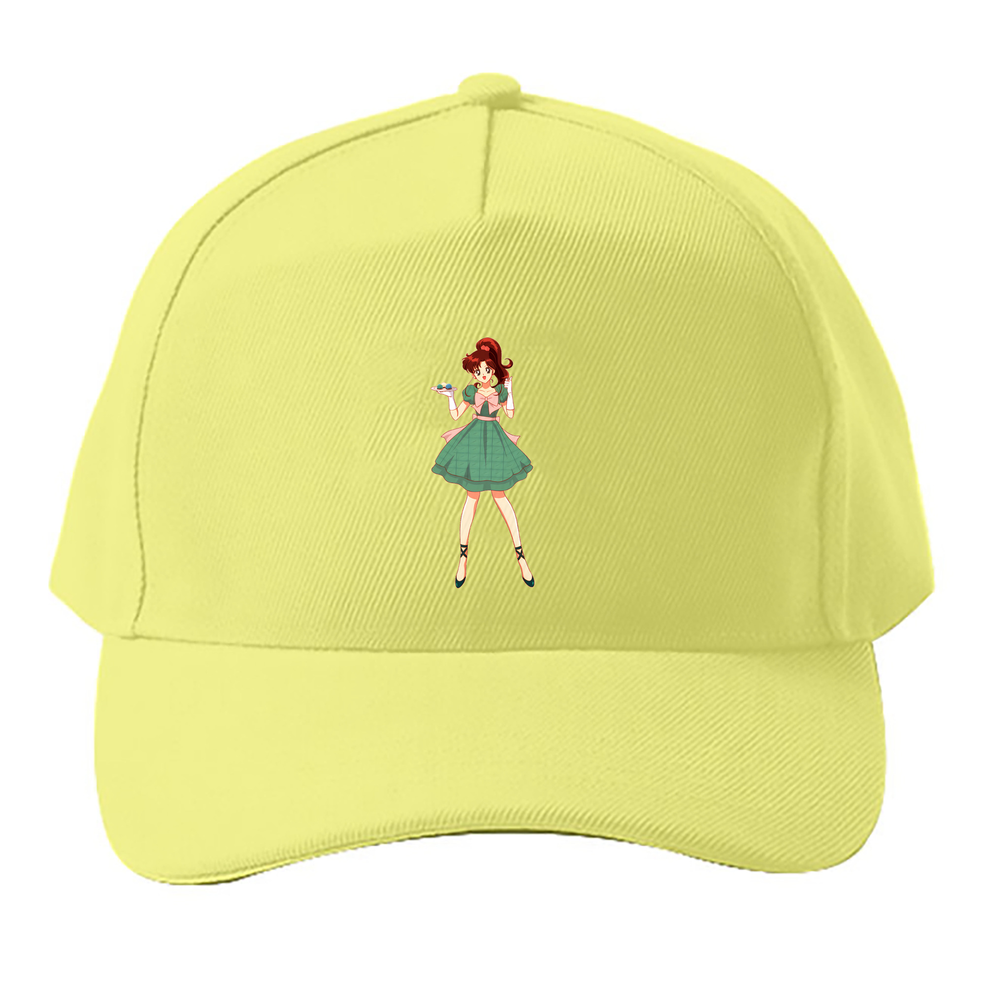 （画像用） 美少女戦士セーラームーン 木野 まこと きの まこと Sailor Moon Kino Makoto （セーラージュピター；Sailor Jupiter） ベースボールキャップ 綿100％ 男女兼用 帽子 スポーツ