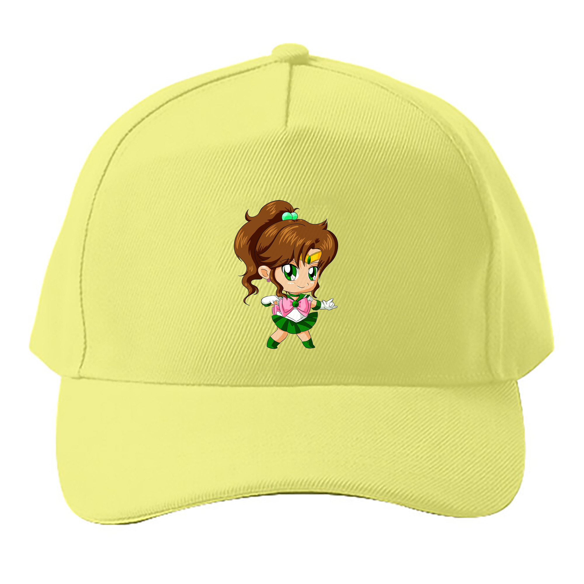 （画像用） 美少女戦士セーラームーン 木野 まこと きの まこと Sailor Moon Kino Makoto （セーラージュピター；Sailor Jupiter） ベースボールキャップ 綿100％ 男女兼用 帽子 スポーツ