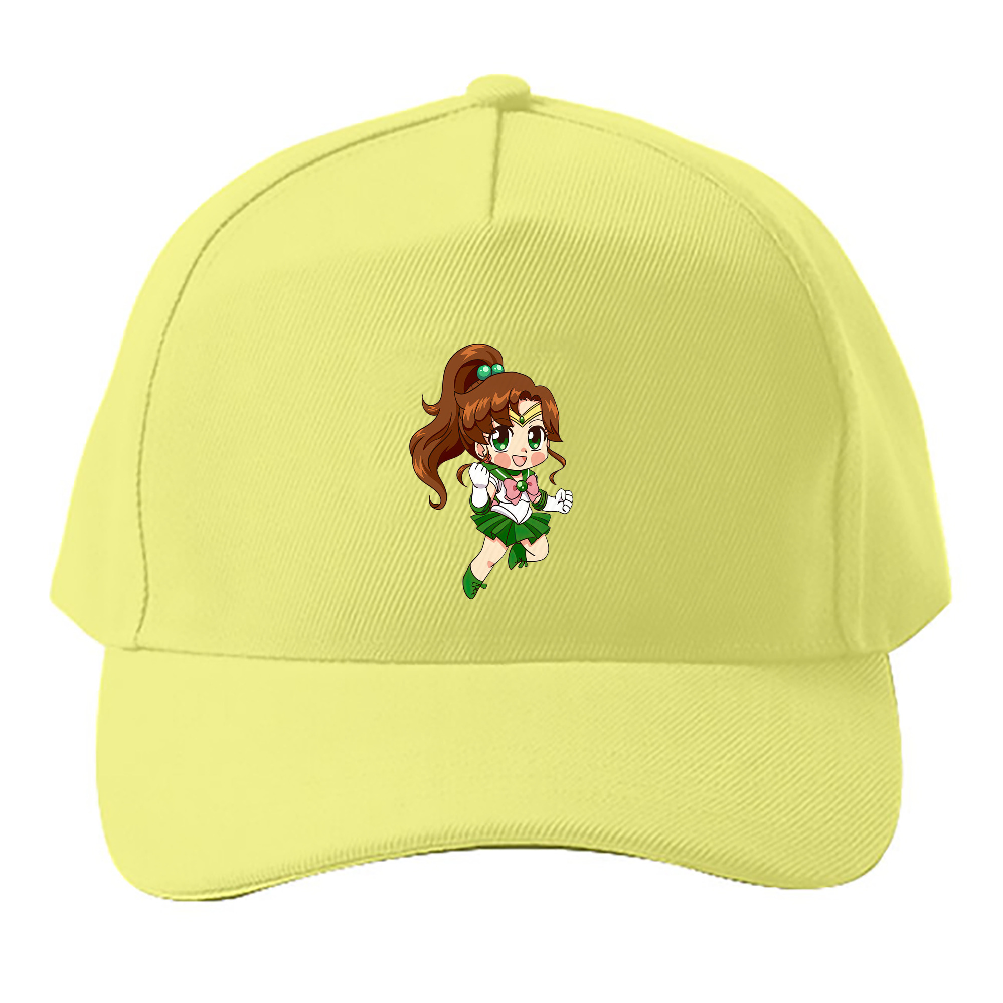 （画像用） 美少女戦士セーラームーン 木野 まこと きの まこと Sailor Moon Kino Makoto （セーラージュピター；Sailor Jupiter） ベースボールキャップ 綿100％ 男女兼用 帽子 スポーツ