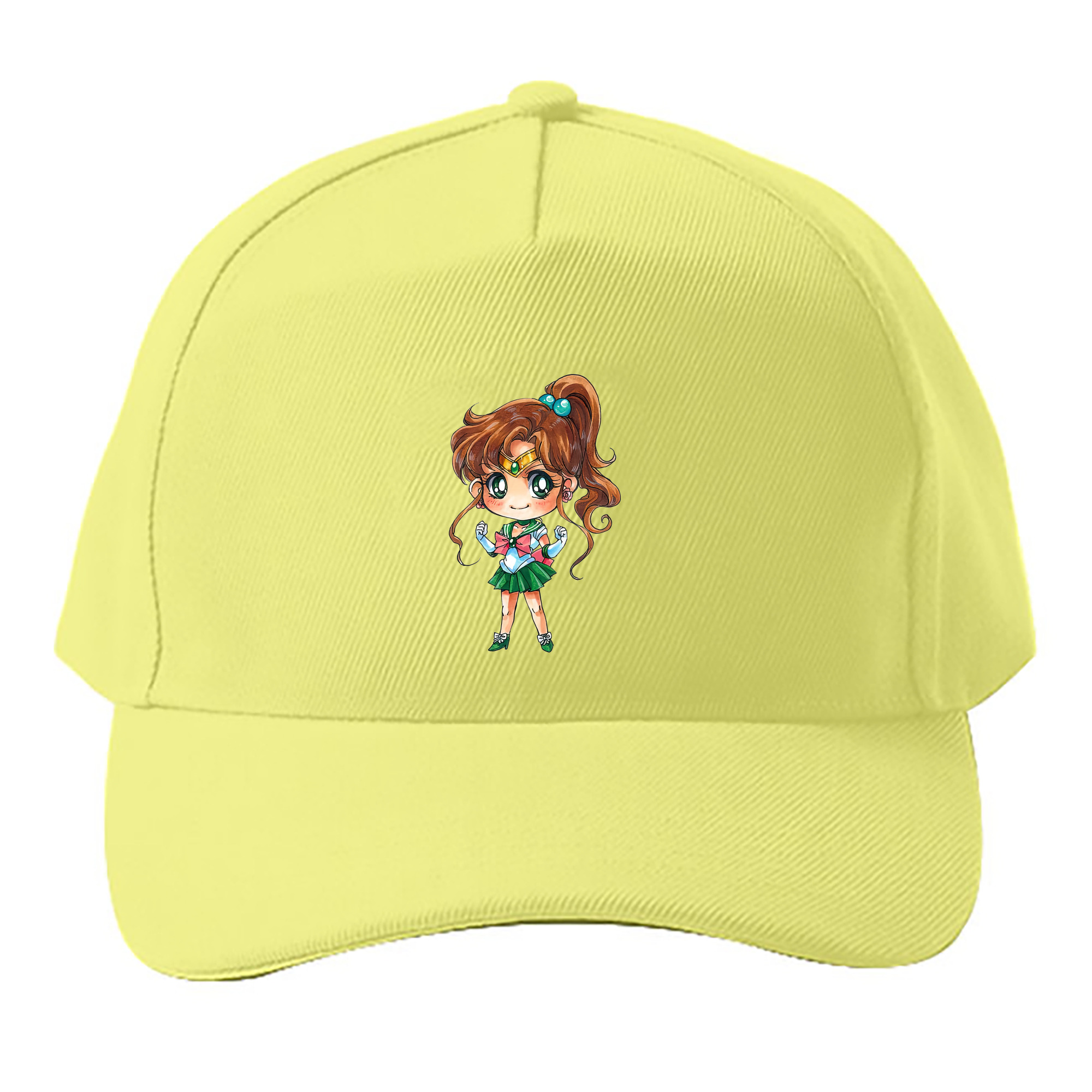 （画像用） 美少女戦士セーラームーン 木野 まこと きの まこと Sailor Moon Kino Makoto （セーラージュピター；Sailor Jupiter） ベースボールキャップ 綿100％ 男女兼用 帽子 スポーツ