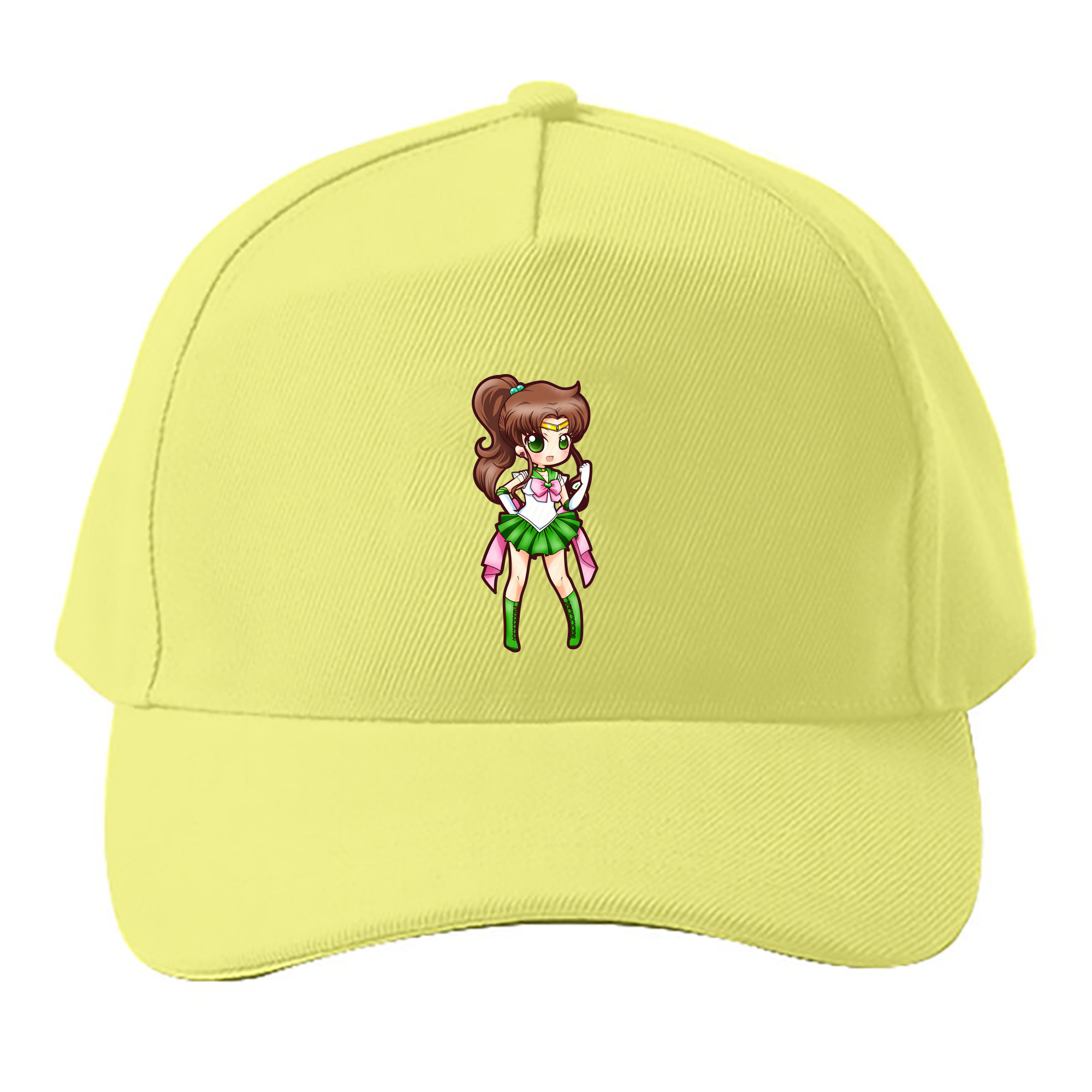 （画像用） 美少女戦士セーラームーン 木野 まこと きの まこと Sailor Moon Kino Makoto （セーラージュピター；Sailor Jupiter） ベースボールキャップ 綿100％ 男女兼用 帽子 スポーツ