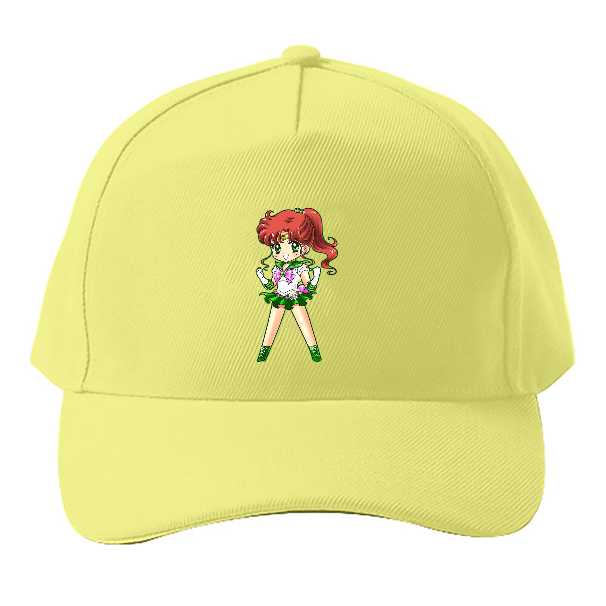 （画像用） 美少女戦士セーラームーン 木野 まこと きの まこと Sailor Moon Kino Makoto （セーラージュピター；Sailor Jupiter） ベースボールキャップ 綿100％ 男女兼用 帽子 スポーツ