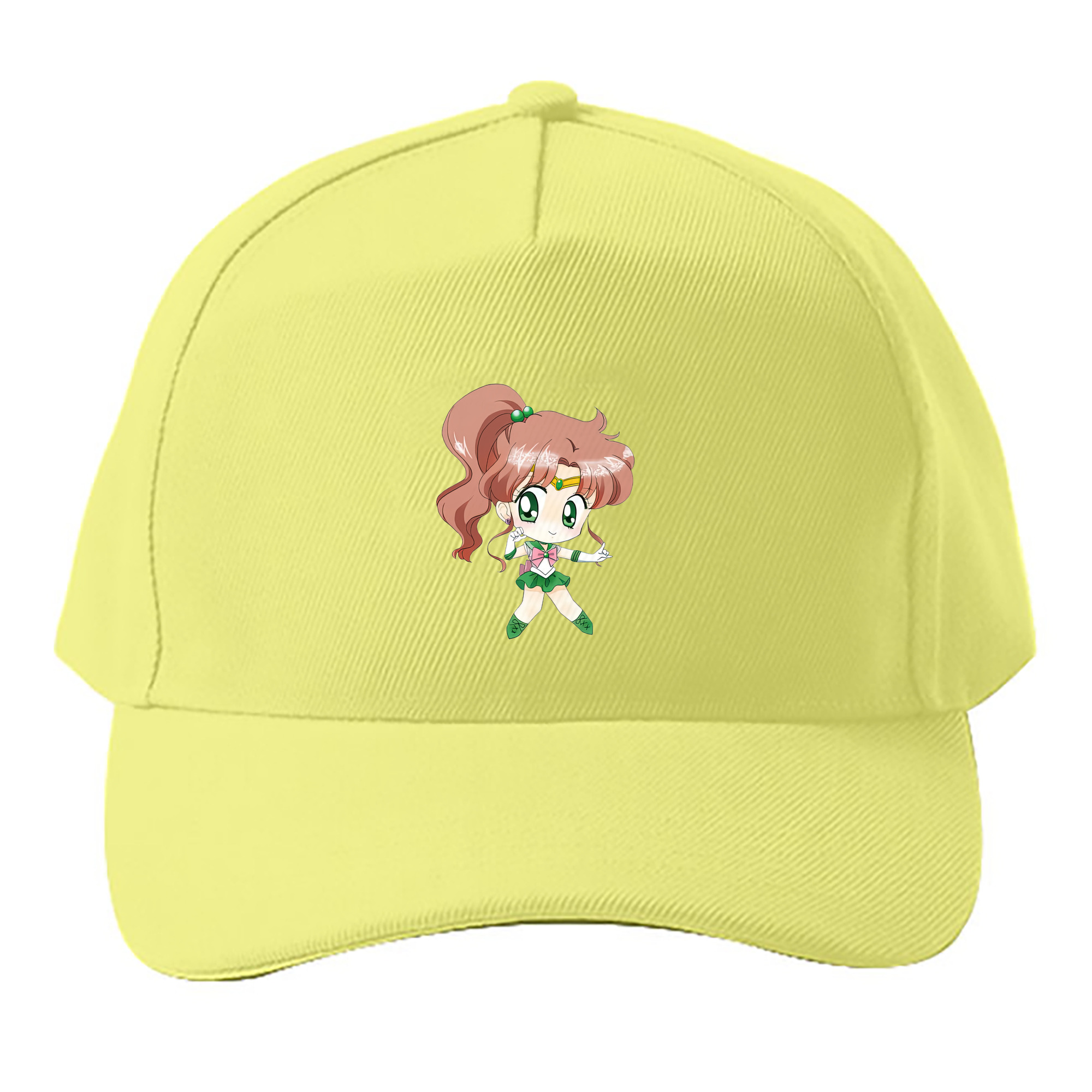（画像用） 美少女戦士セーラームーン 木野 まこと きの まこと Sailor Moon Kino Makoto （セーラージュピター；Sailor Jupiter） ベースボールキャップ 綿100％ 男女兼用 帽子 スポーツ