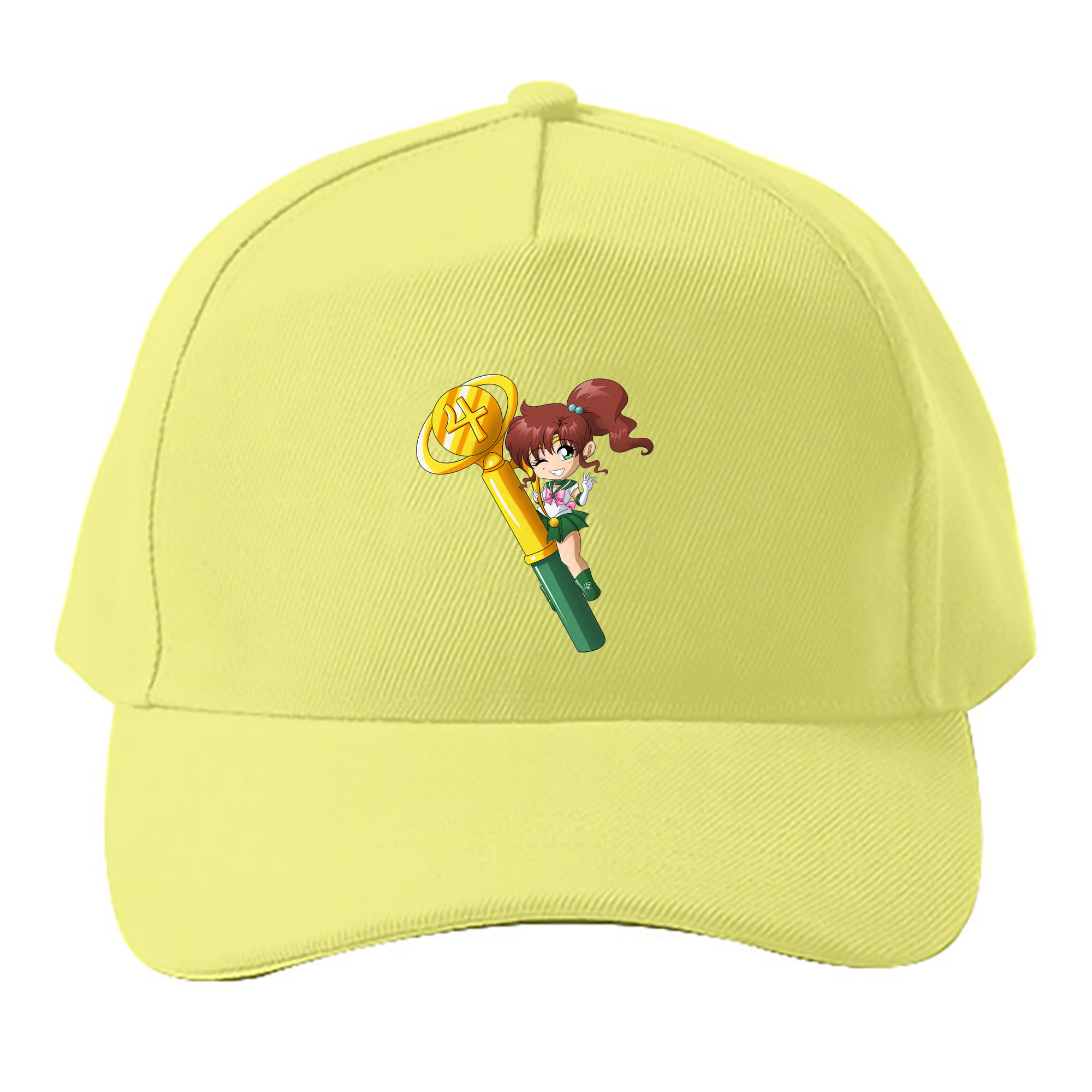 （画像用） 美少女戦士セーラームーン 木野 まこと きの まこと Sailor Moon Kino Makoto （セーラージュピター；Sailor Jupiter） ベースボールキャップ 綿100％ 男女兼用 帽子 スポーツ