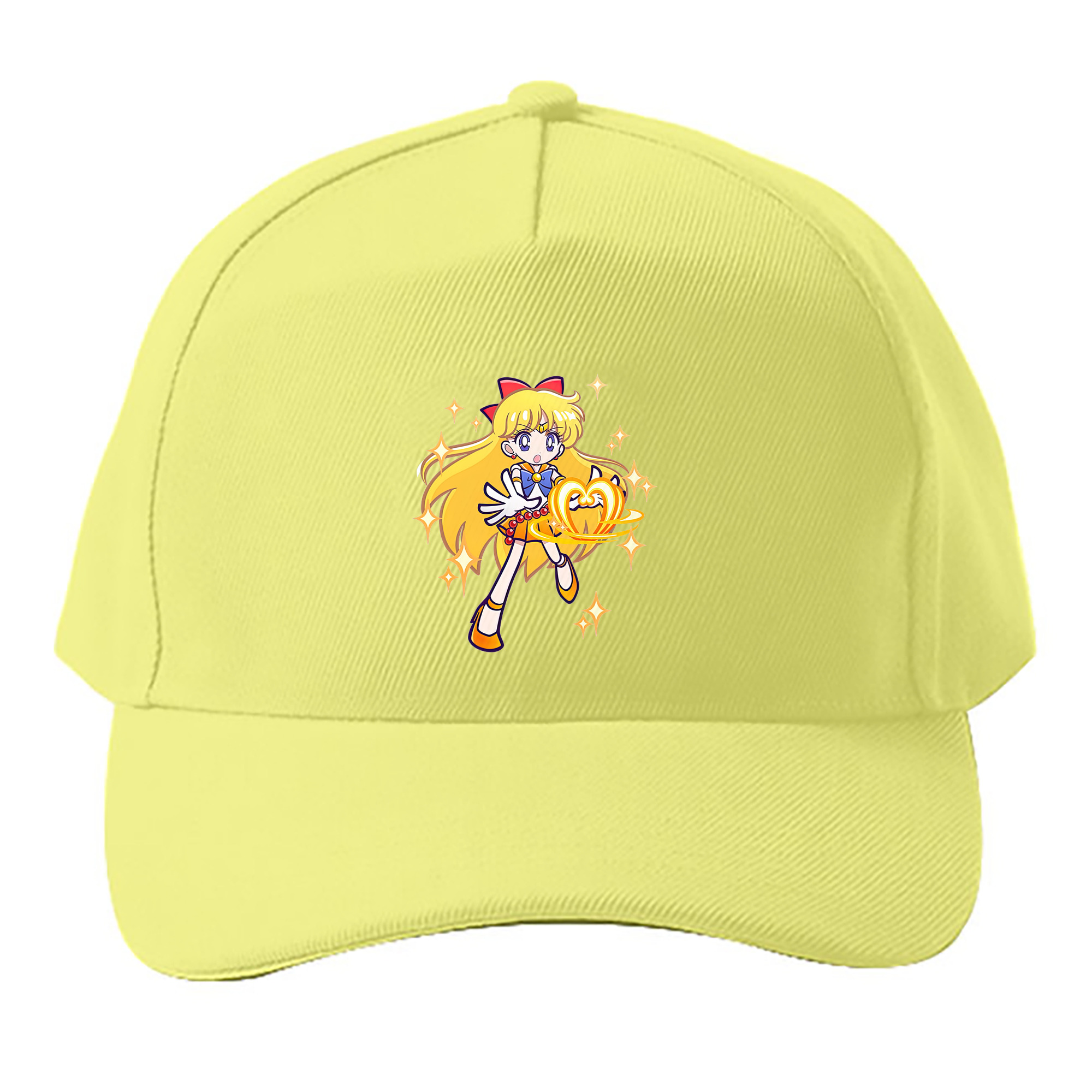 （画像用） 美少女戦士セーラームーン 愛野 美奈子 あいの みなこ Sailor Moon Aino Minako ベースボールキャップ 綿100％ 男女兼用 帽子 スポーツ