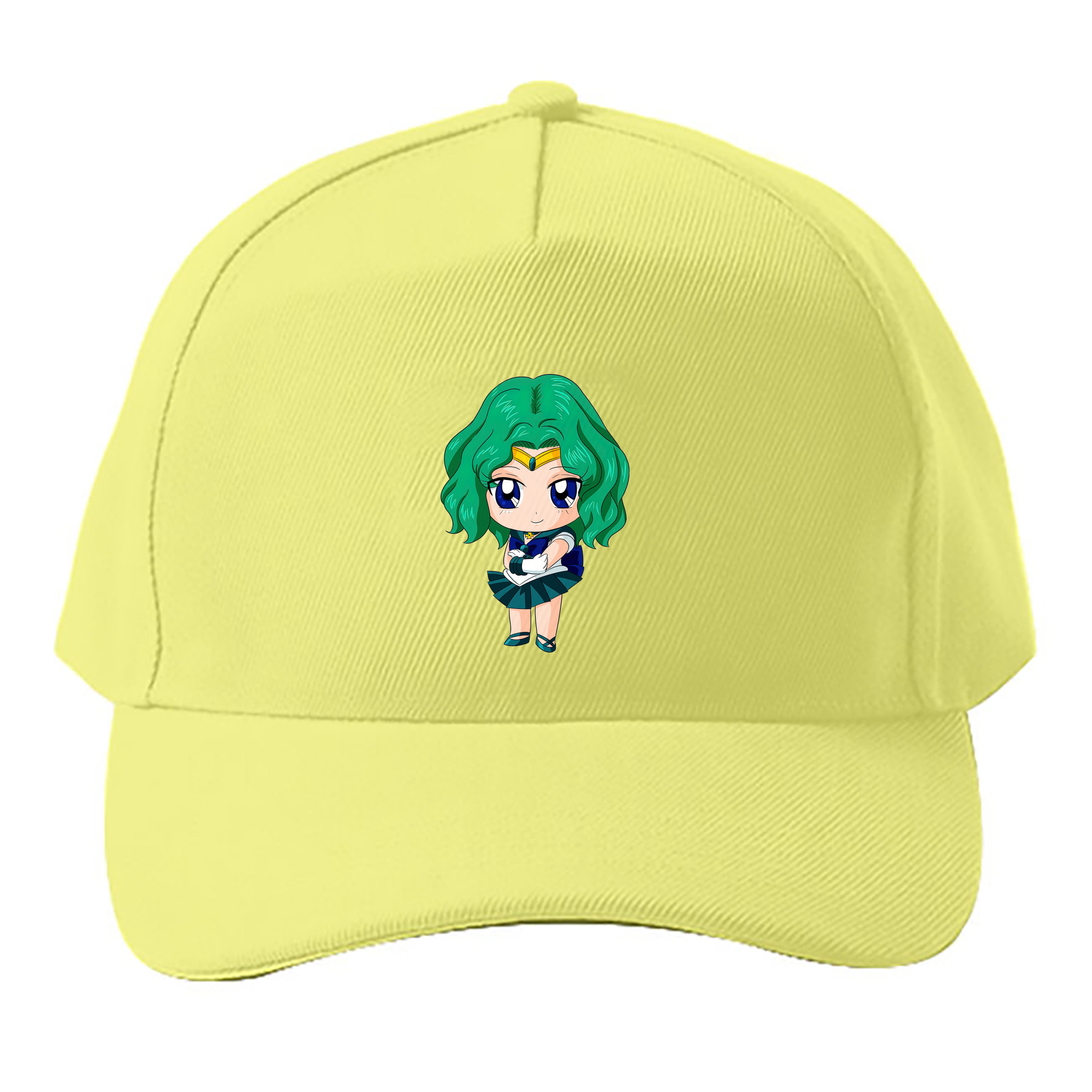 （画像用） 美少女戦士セーラームーン 海王 みちる（かいおう みちる） Sailor Moon Kaiou Michiru ベースボールキャップ 綿100％ 男女兼用 帽子 スポーツ