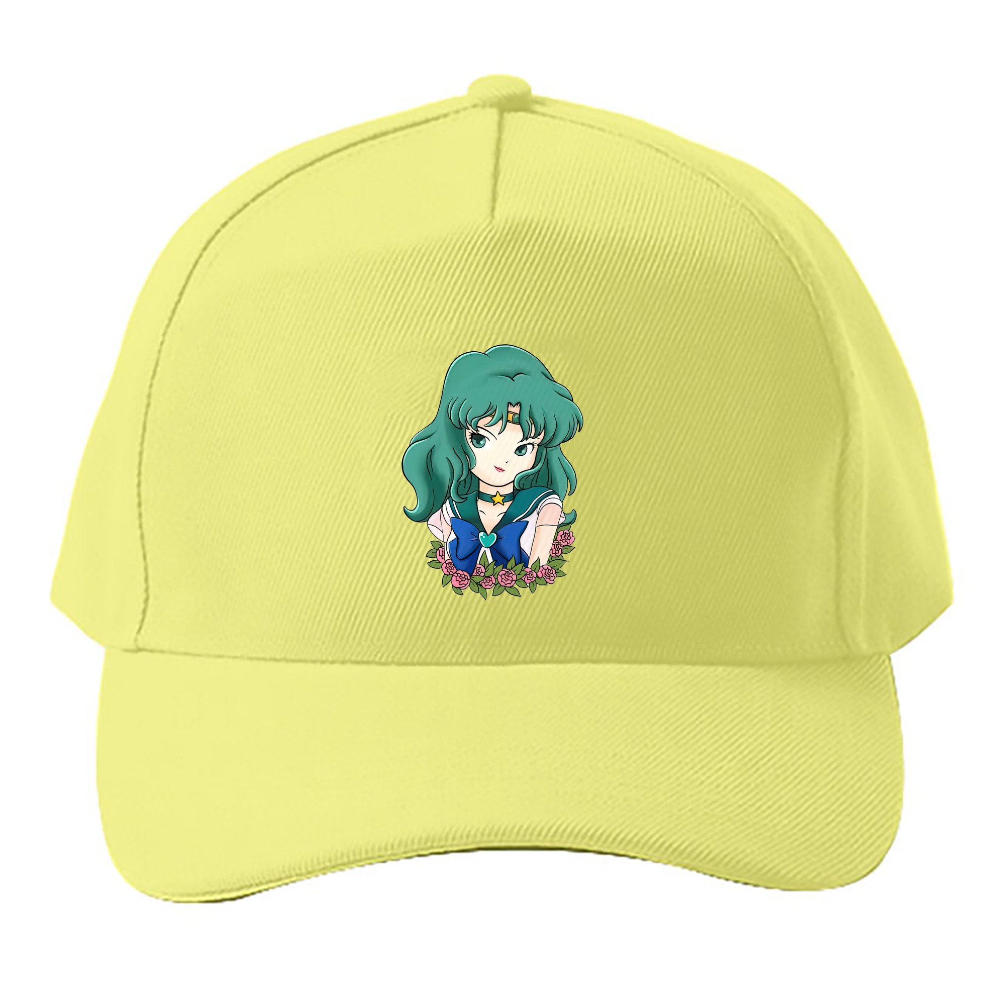 （画像用） 美少女戦士セーラームーン 海王 みちる（かいおう みちる） Sailor Moon Kaiou Michiru ベースボールキャップ 綿100％ 男女兼用 帽子 スポーツ
