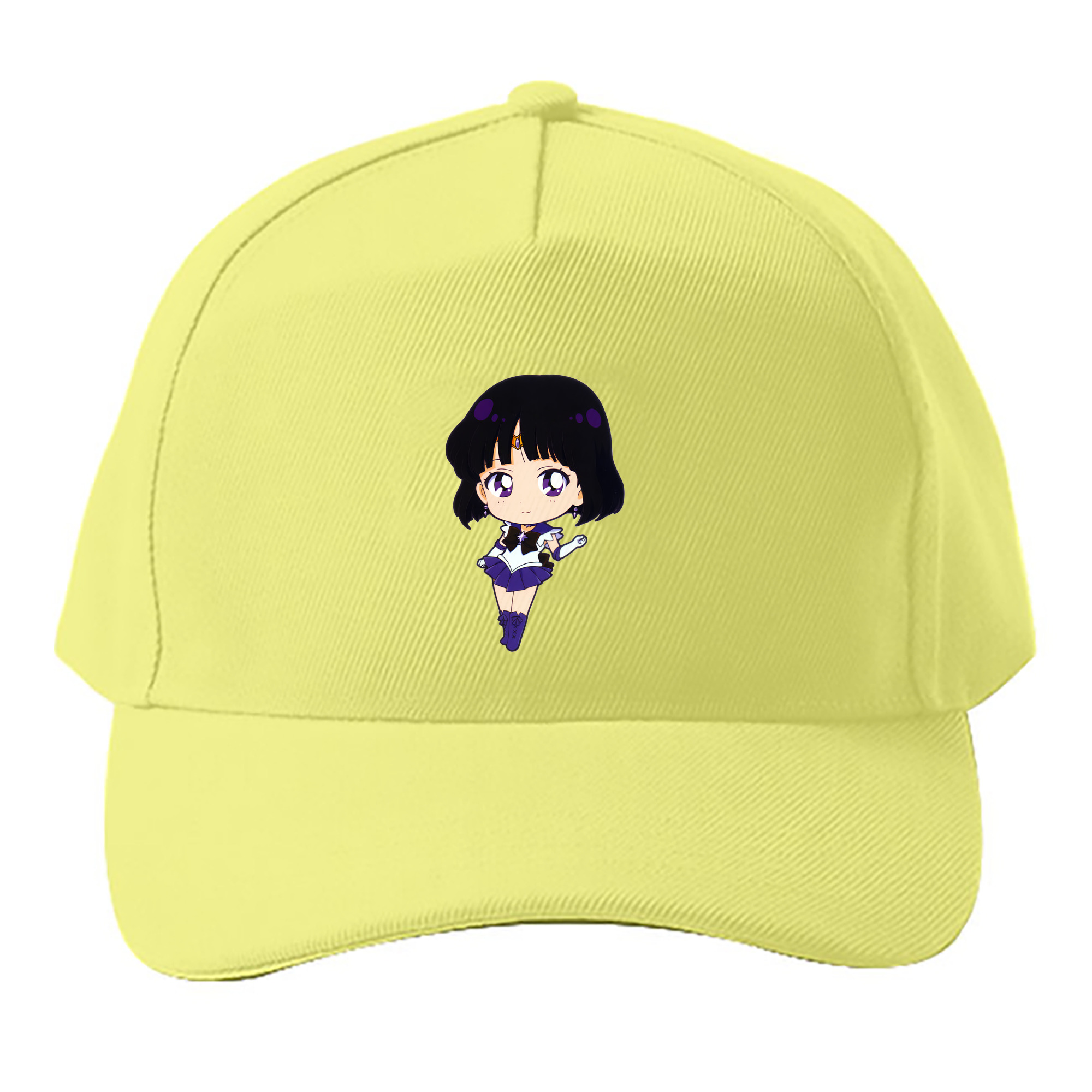 （画像用） 美少女戦士セーラームーン 土萠ほたる Sailor Moon Tomoe Hotaru （セーラーサターン；Sailor Saturn） ベースボールキャップ 綿100％ 男女兼用 帽子 スポーツ