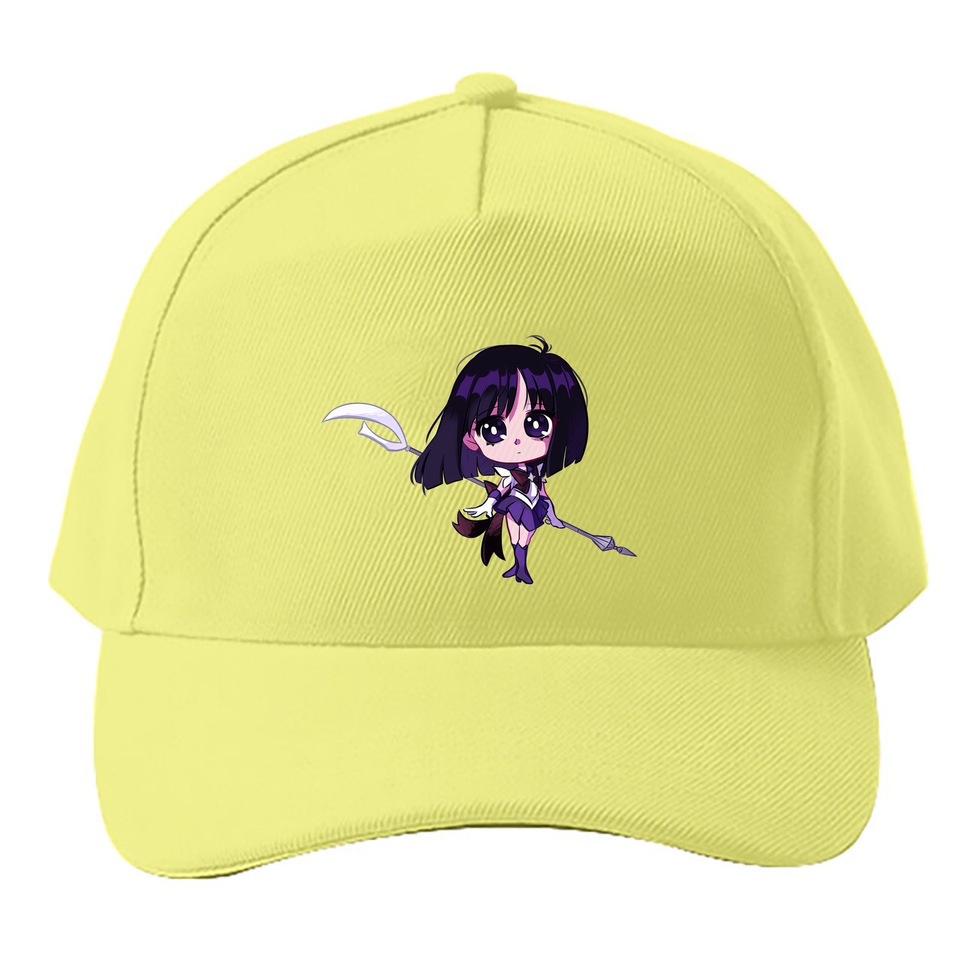 （画像用） 美少女戦士セーラームーン 土萠ほたる Sailor Moon Tomoe Hotaru （セーラーサターン；Sailor Saturn） ベースボールキャップ 綿100％ 男女兼用 帽子 スポーツ