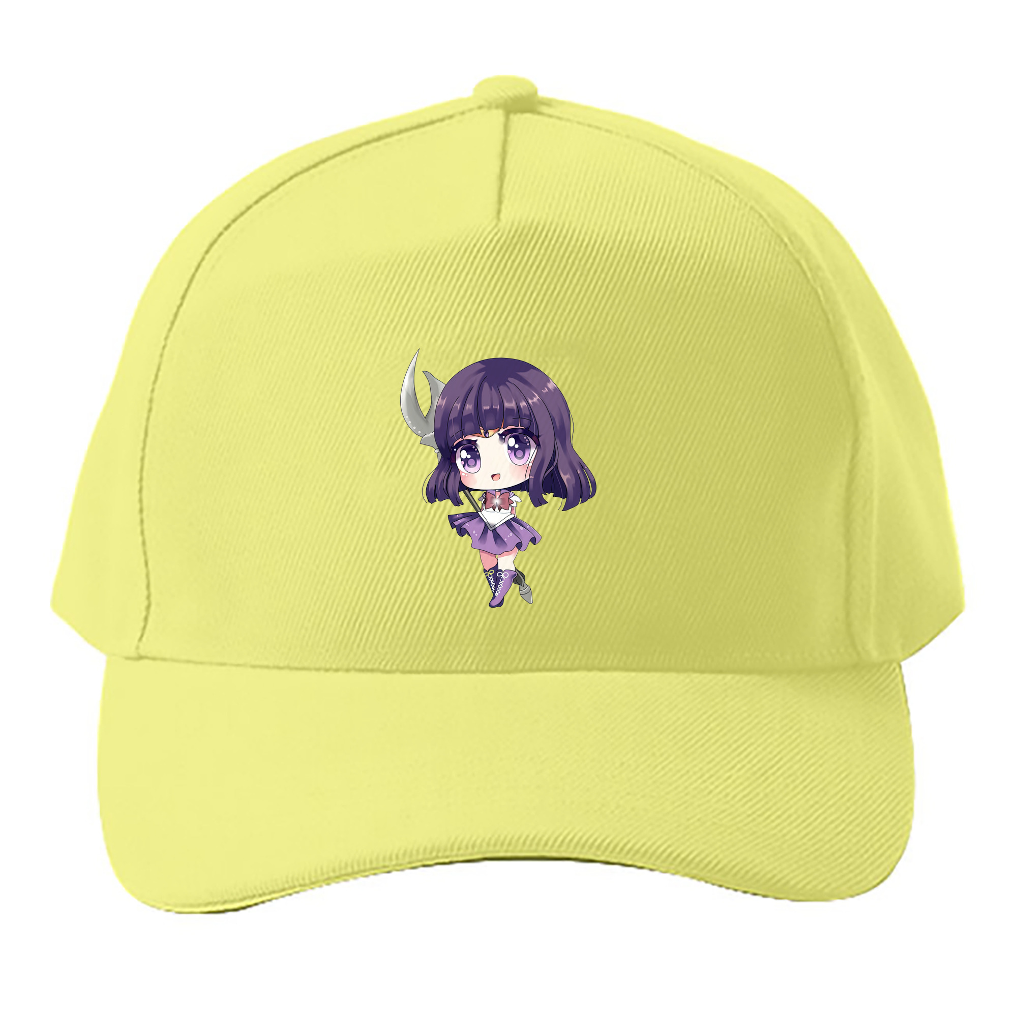 （画像用） 美少女戦士セーラームーン 土萠ほたる Sailor Moon Tomoe Hotaru （セーラーサターン；Sailor Saturn） ベースボールキャップ 綿100％ 男女兼用 帽子 スポーツ