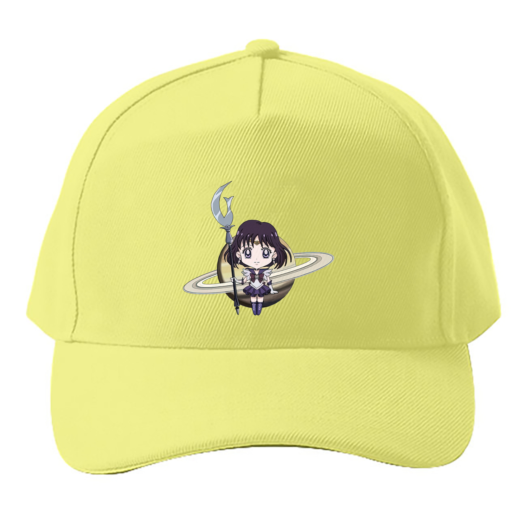 （画像用） 美少女戦士セーラームーン 土萠ほたる Sailor Moon Tomoe Hotaru （セーラーサターン；Sailor Saturn） ベースボールキャップ 綿100％ 男女兼用 帽子 スポーツ
