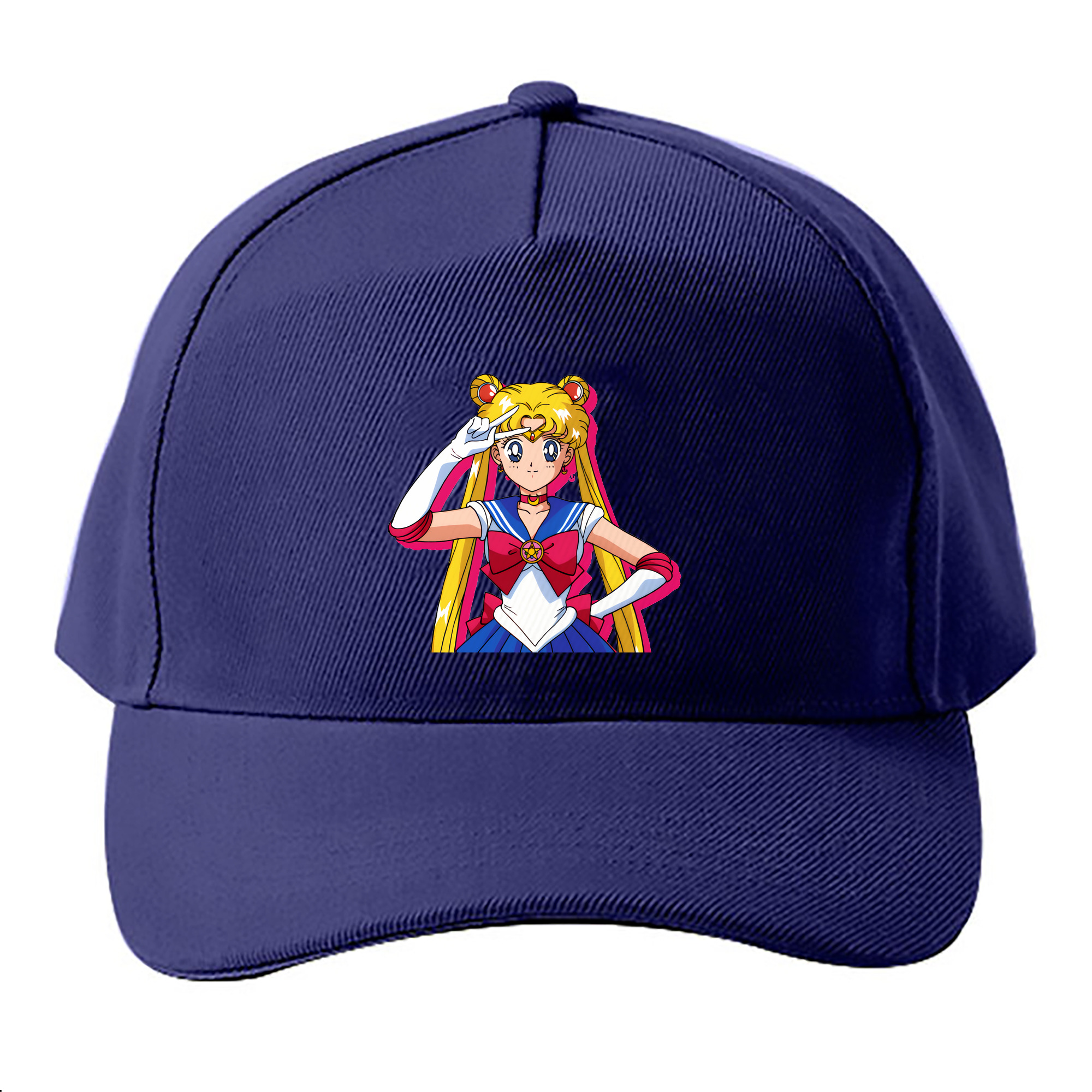 （画像用） 美少女戦士セーラームーン 月野 うさぎ つきの うさぎ Sailor Moon Tsukino Usagi ベースボールキャップ 綿100％ 男女兼用 帽子 スポーツ