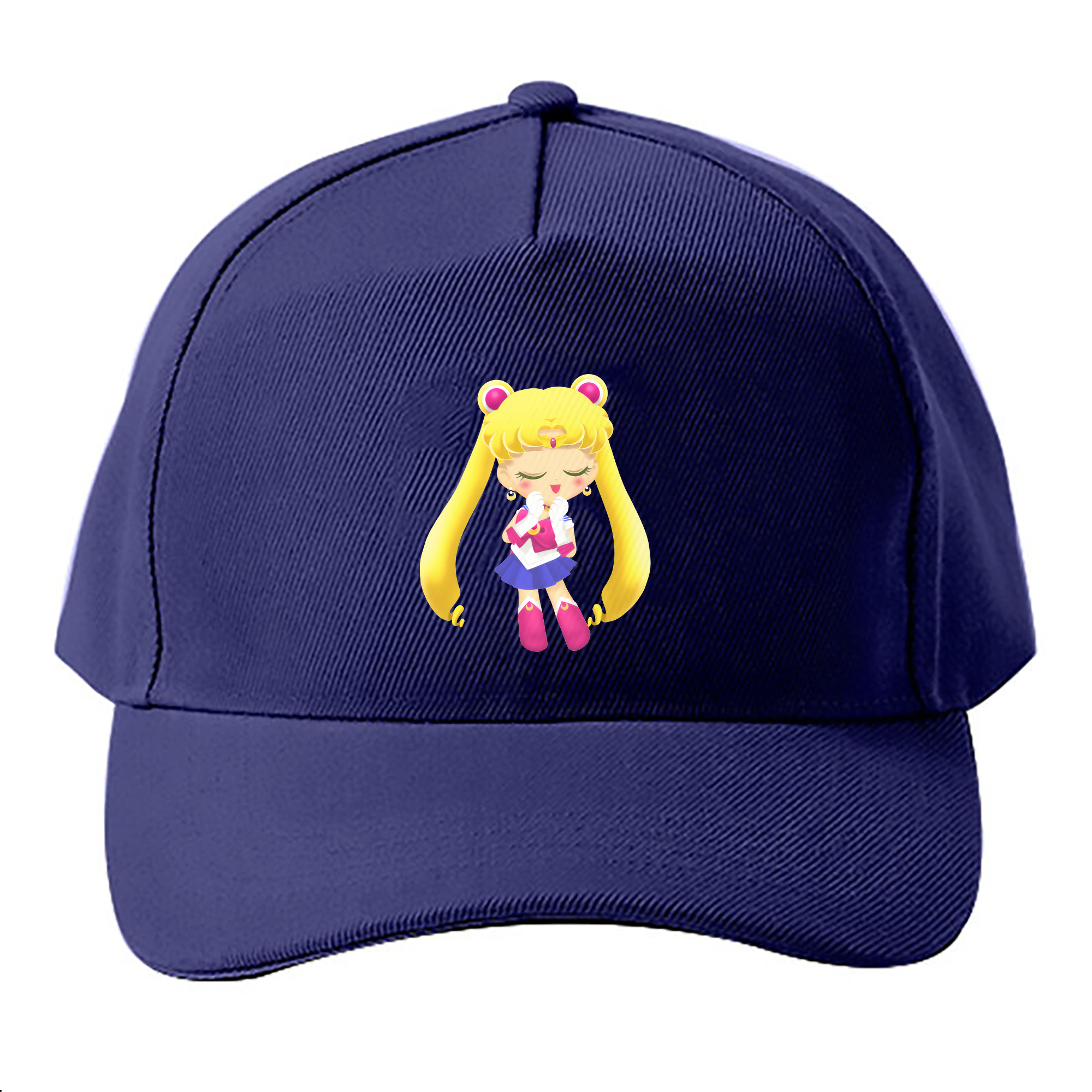 （画像用） 美少女戦士セーラームーン 月野 うさぎ つきの うさぎ Sailor Moon Tsukino Usagi ベースボールキャップ 綿100％ 男女兼用 帽子 スポーツ