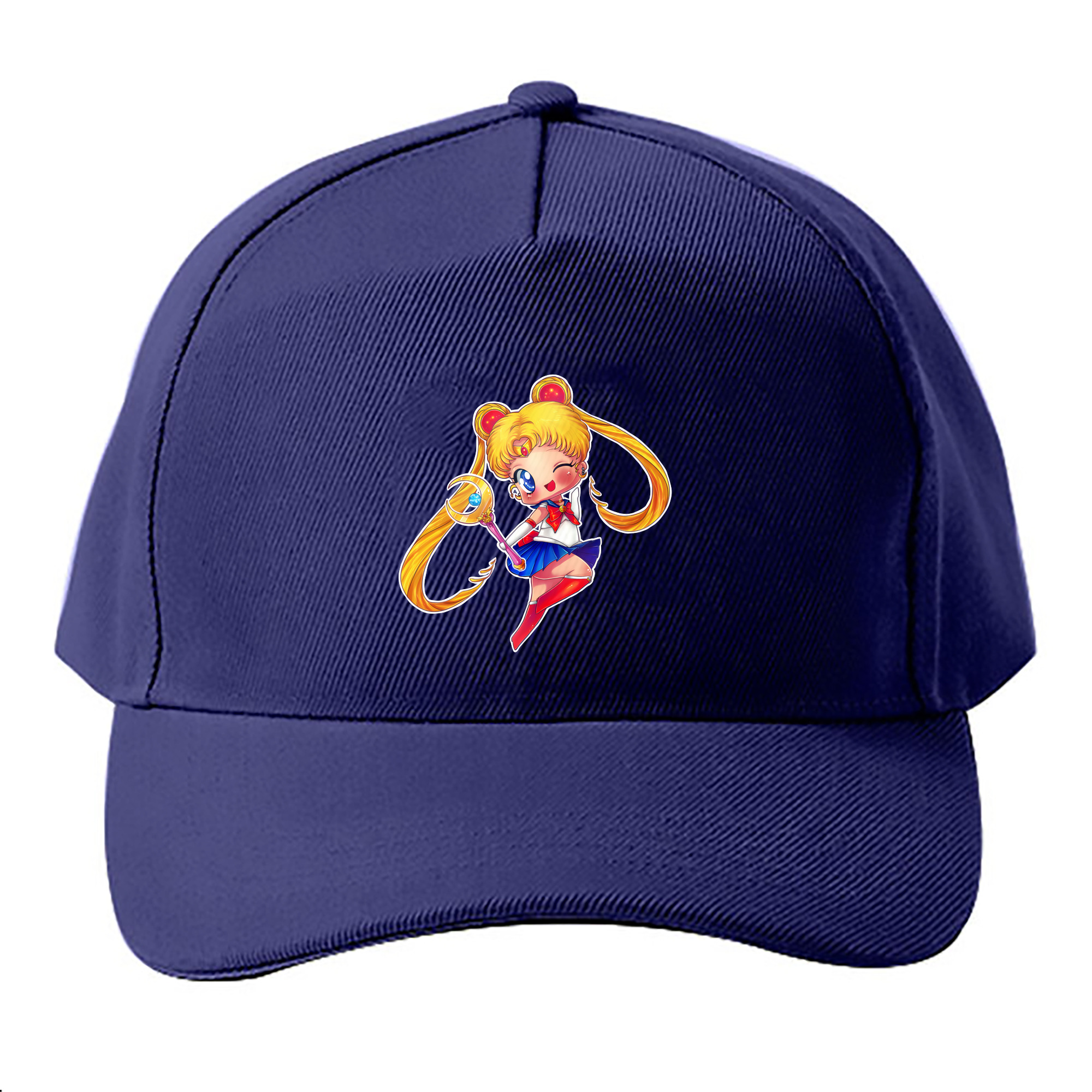 （画像用） 美少女戦士セーラームーン 月野 うさぎ つきの うさぎ Sailor Moon Tsukino Usagi ベースボールキャップ 綿100％ 男女兼用 帽子 スポーツ