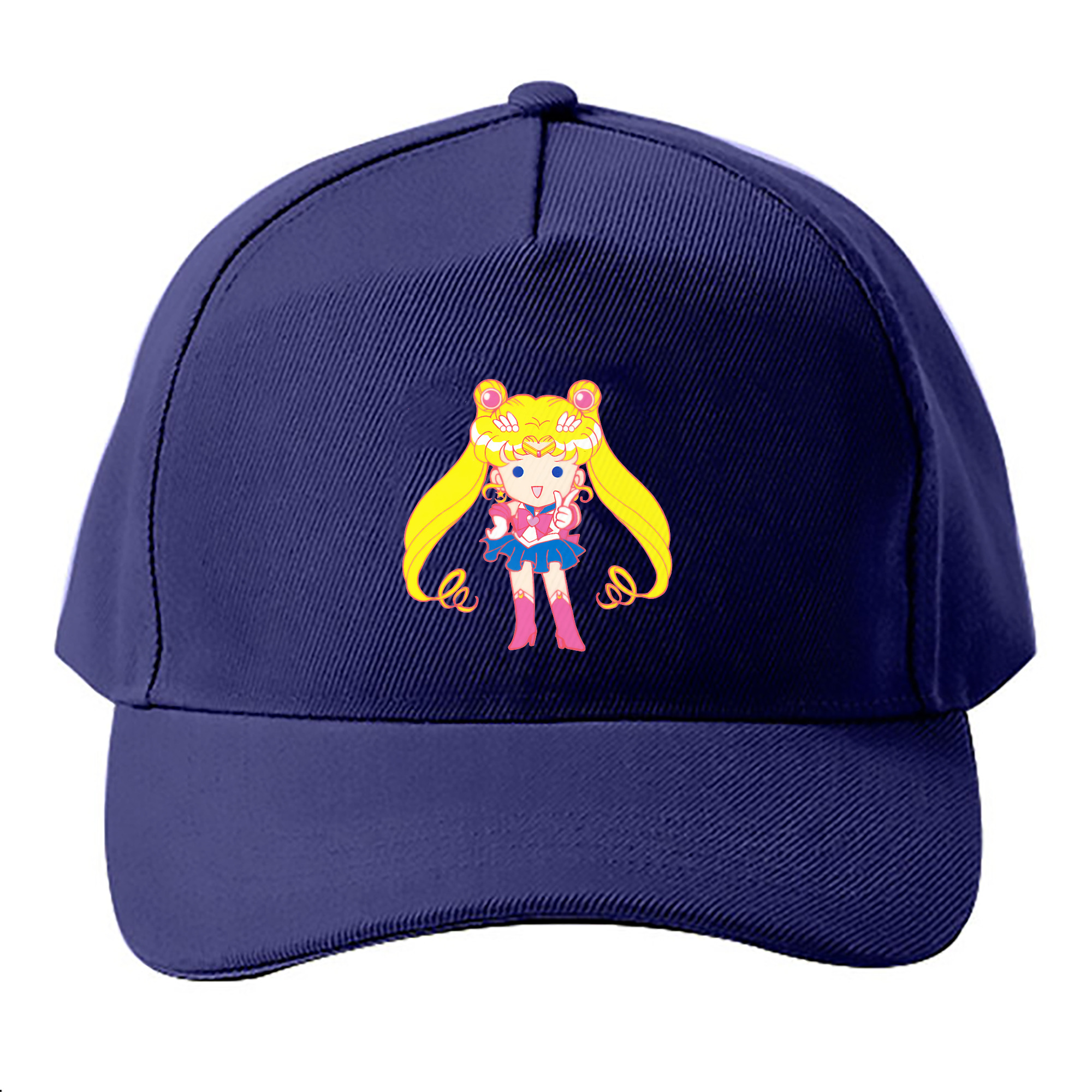 （画像用） 美少女戦士セーラームーン 月野 うさぎ つきの うさぎ Sailor Moon Tsukino Usagi ベースボールキャップ 綿100％ 男女兼用 帽子 スポーツ