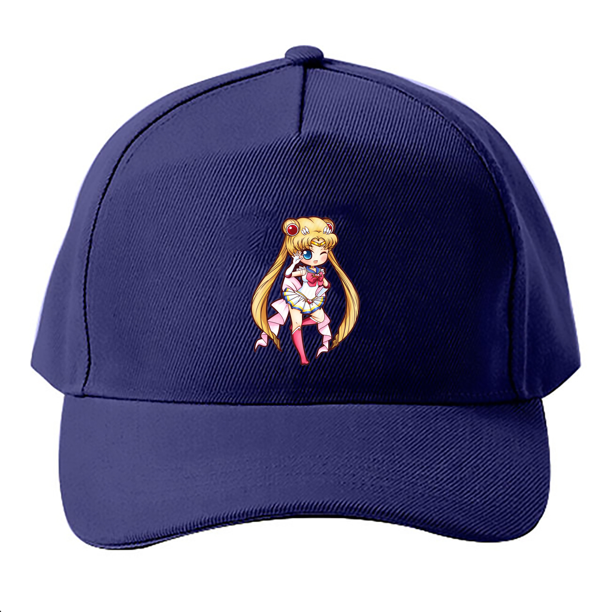 （画像用） 美少女戦士セーラームーン 月野 うさぎ つきの うさぎ Sailor Moon Tsukino Usagi ベースボールキャップ 綿100％ 男女兼用 帽子 スポーツ