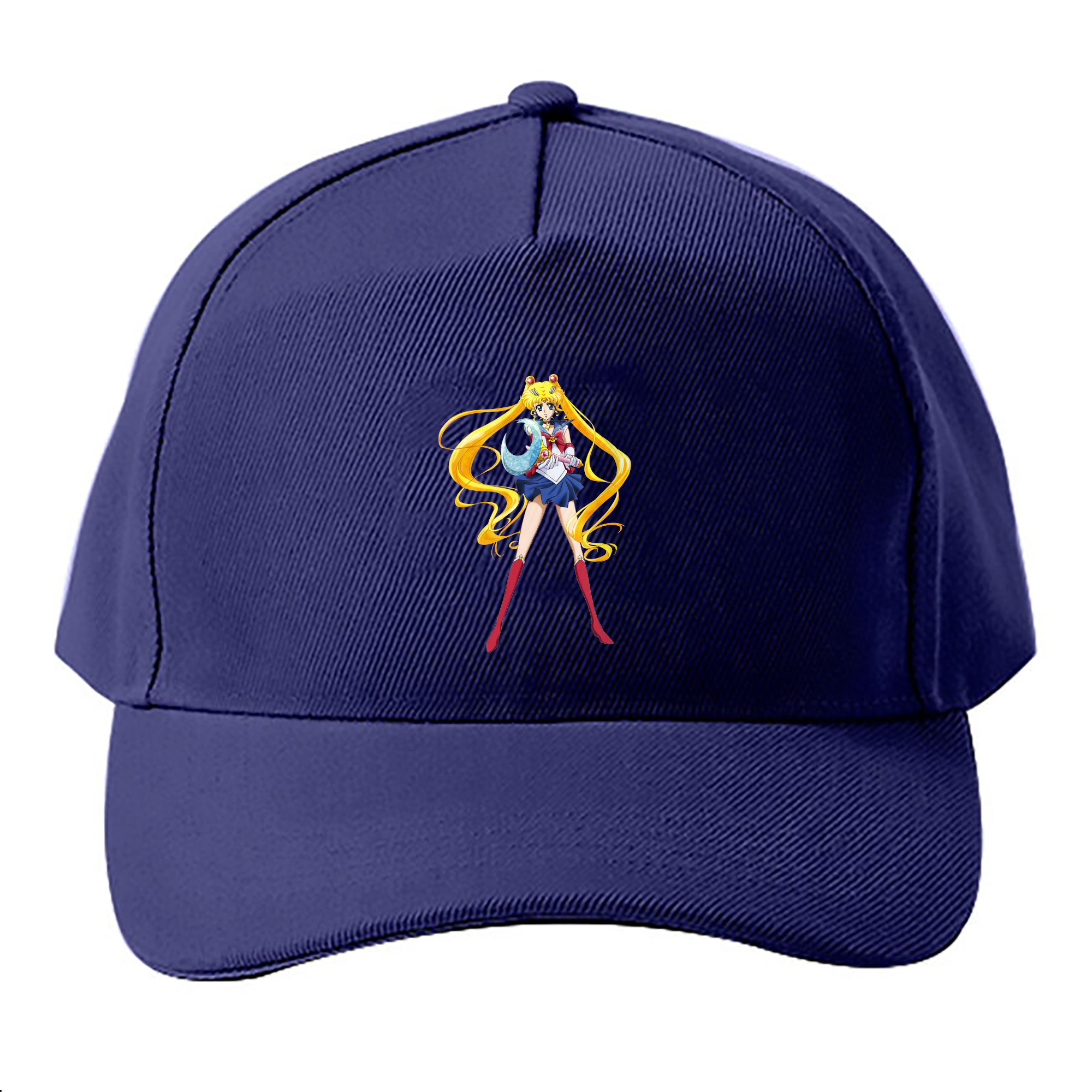 （画像用） 美少女戦士セーラームーン 月野 うさぎ つきの うさぎ Sailor Moon Tsukino Usagi ベースボールキャップ 綿100％ 男女兼用 帽子 スポーツ