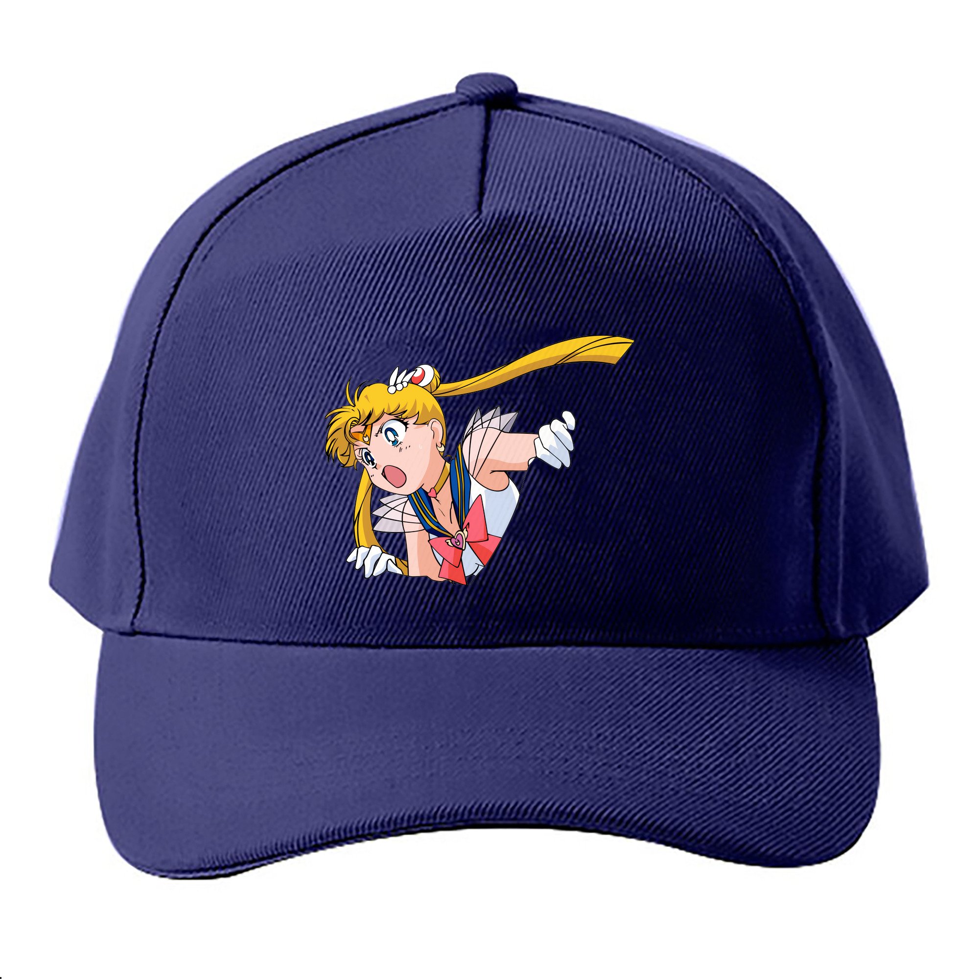 （画像用） 美少女戦士セーラームーン 月野 うさぎ つきの うさぎ Sailor Moon Tsukino Usagi ベースボールキャップ 綿100％ 男女兼用 帽子 スポーツ